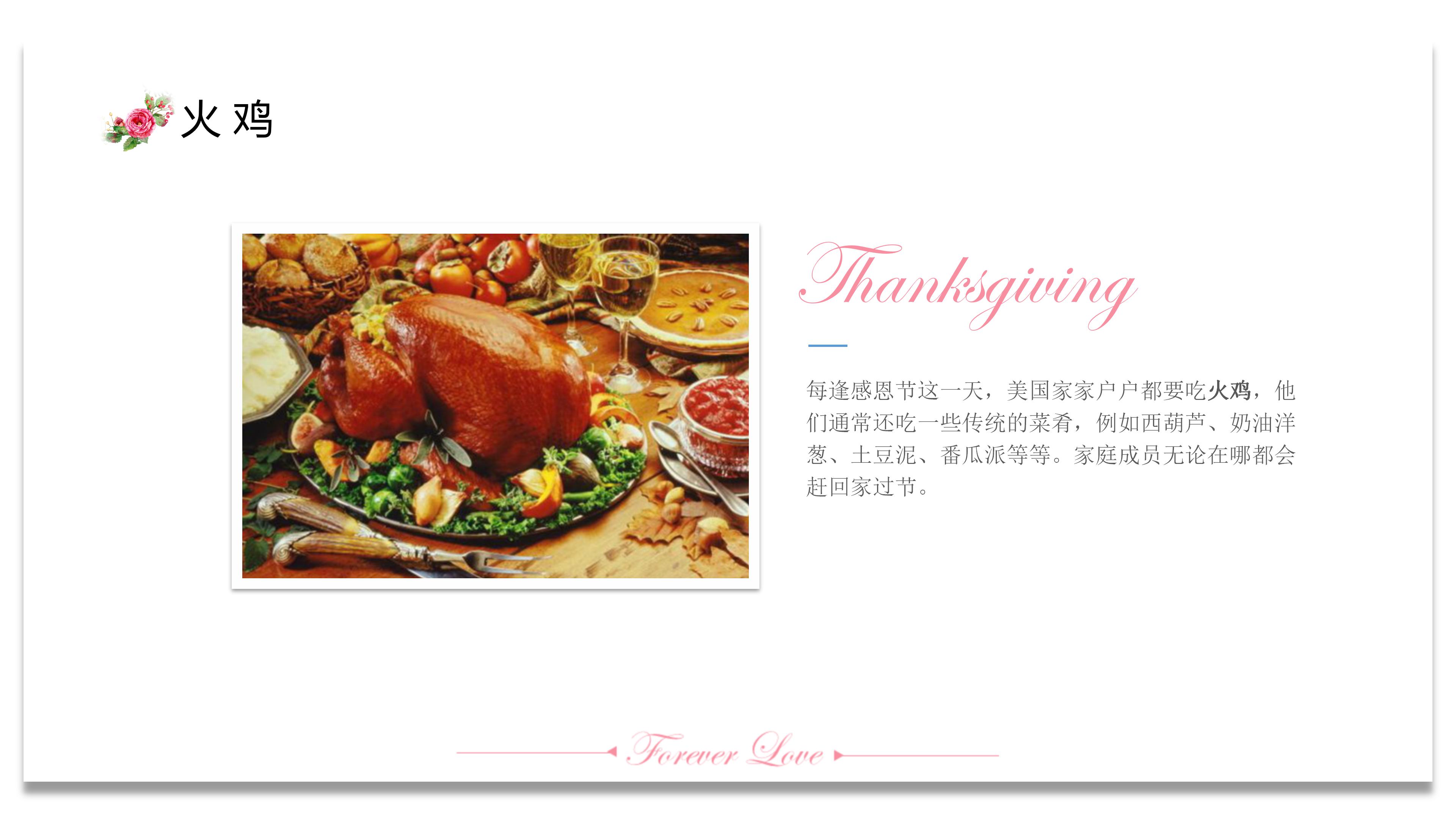 温馨简约设计风感恩节活动策划ppt模板