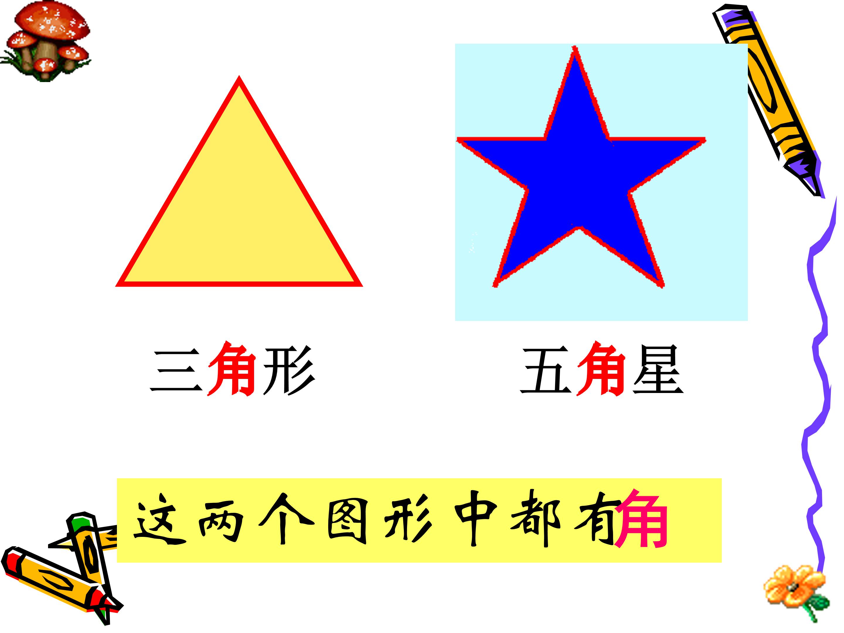 角的初步认识ppt模板