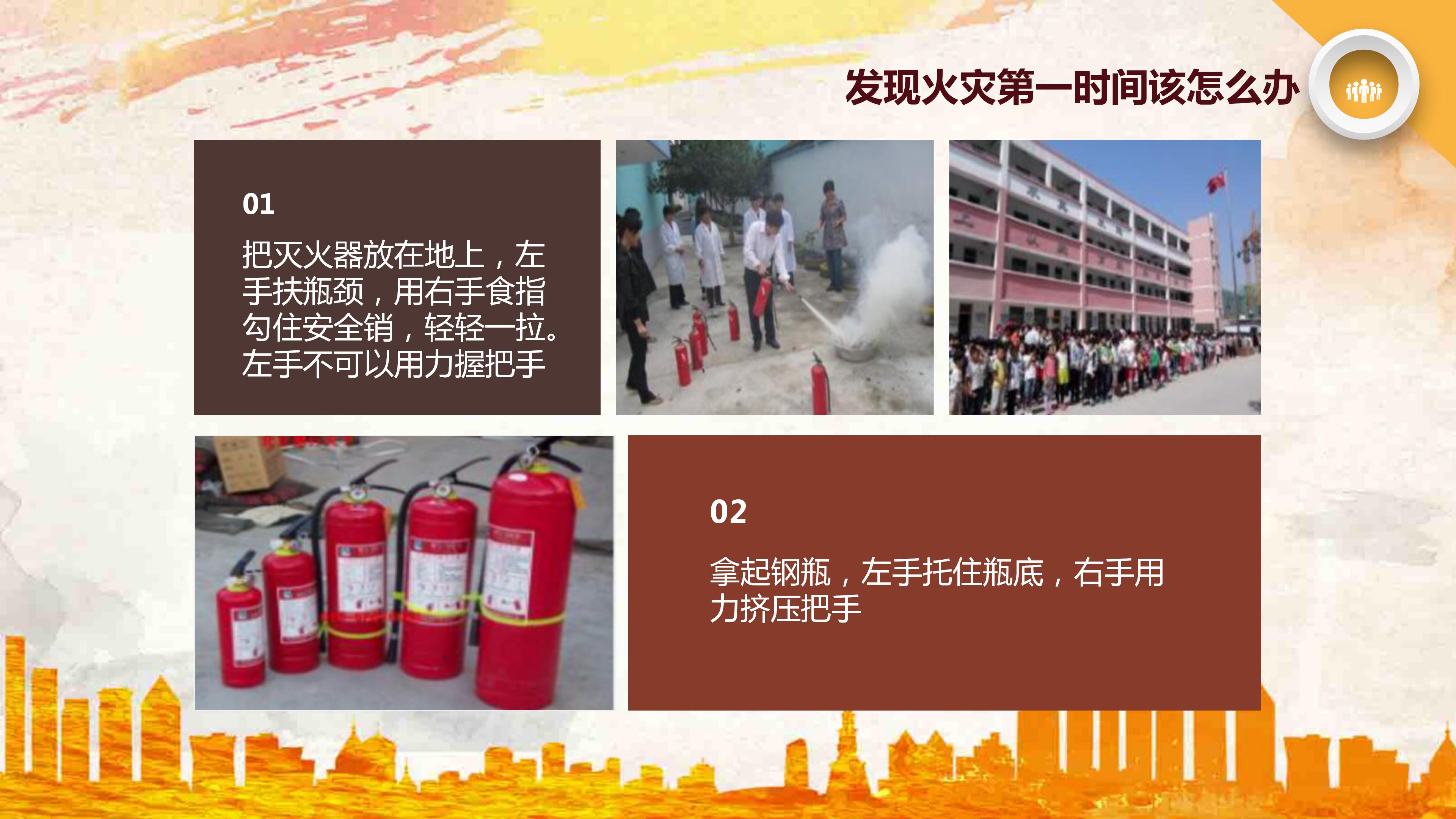 消防安全小常识培训ppt模板