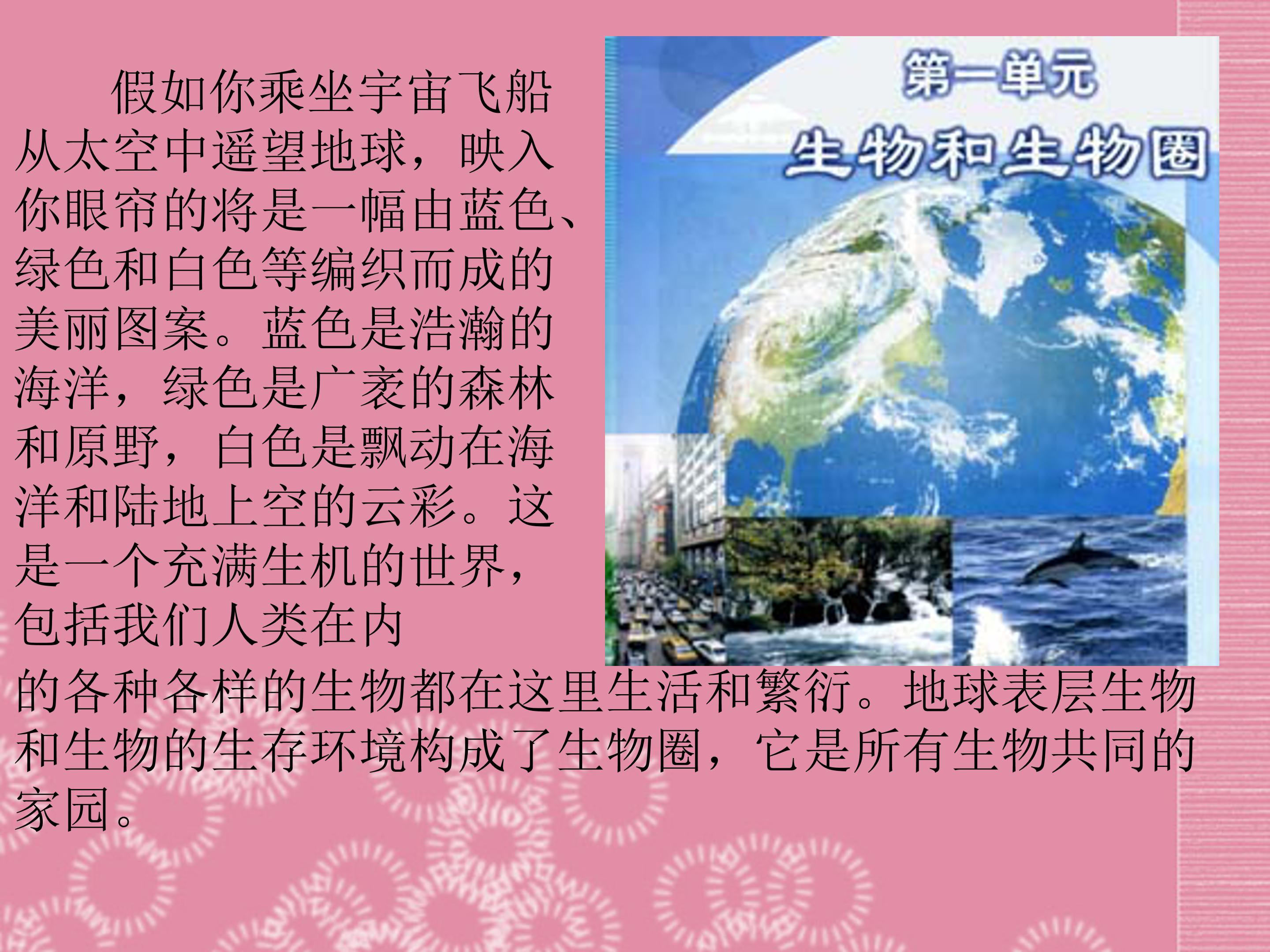 生物的特征ppt课件模板