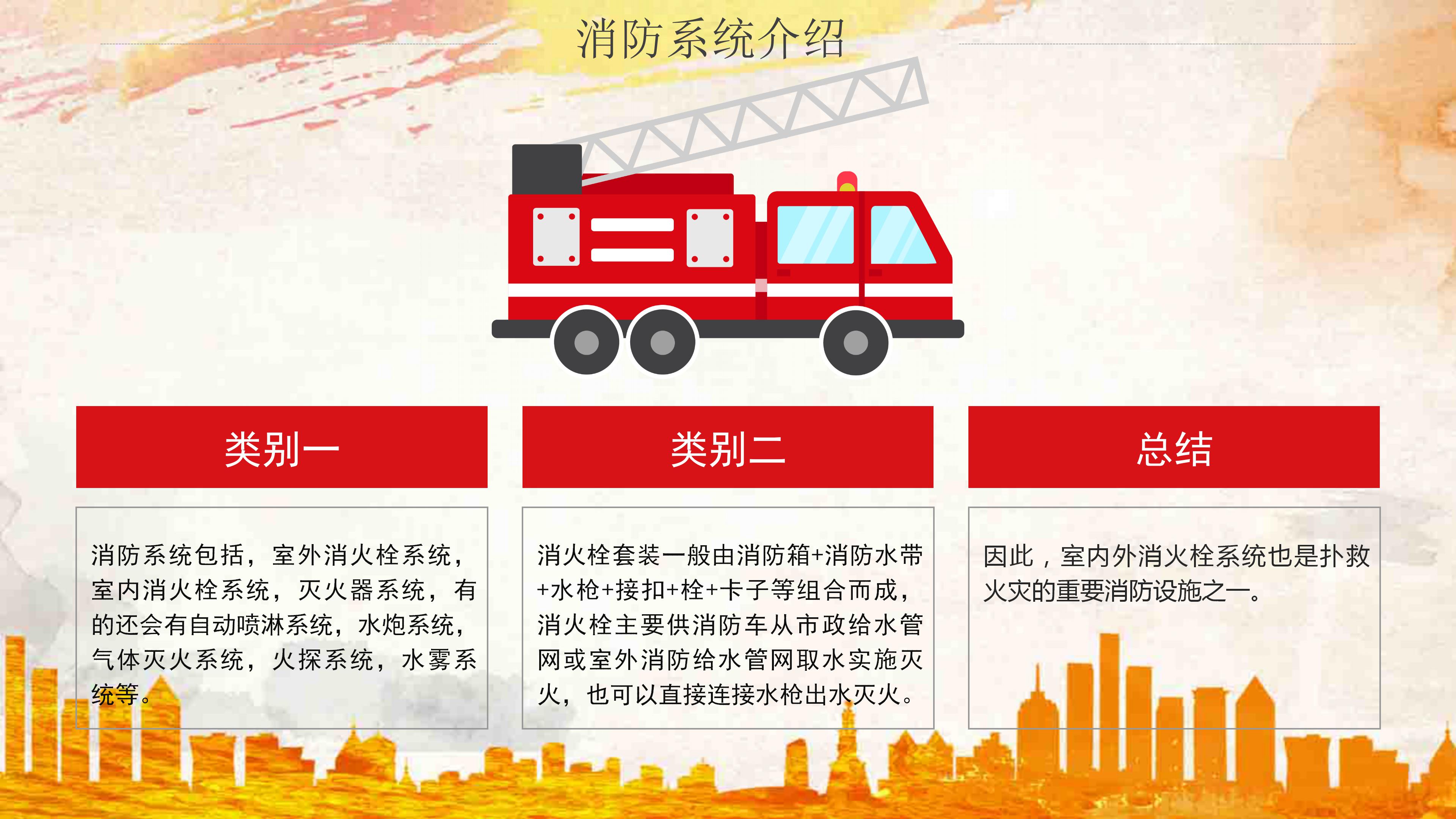 消防安全小常识培训ppt模板