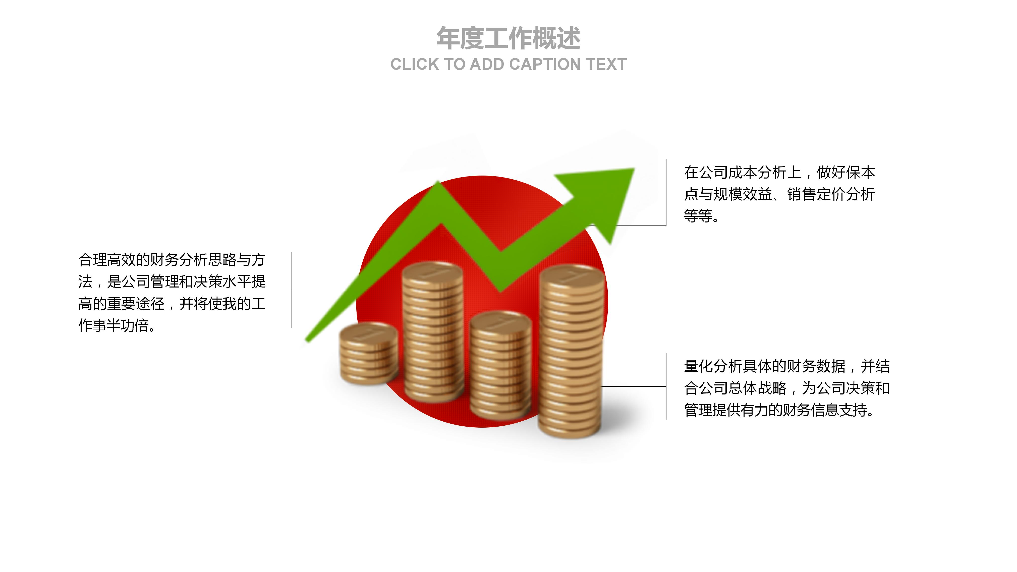企业单位年终财务分析报表ppt模板