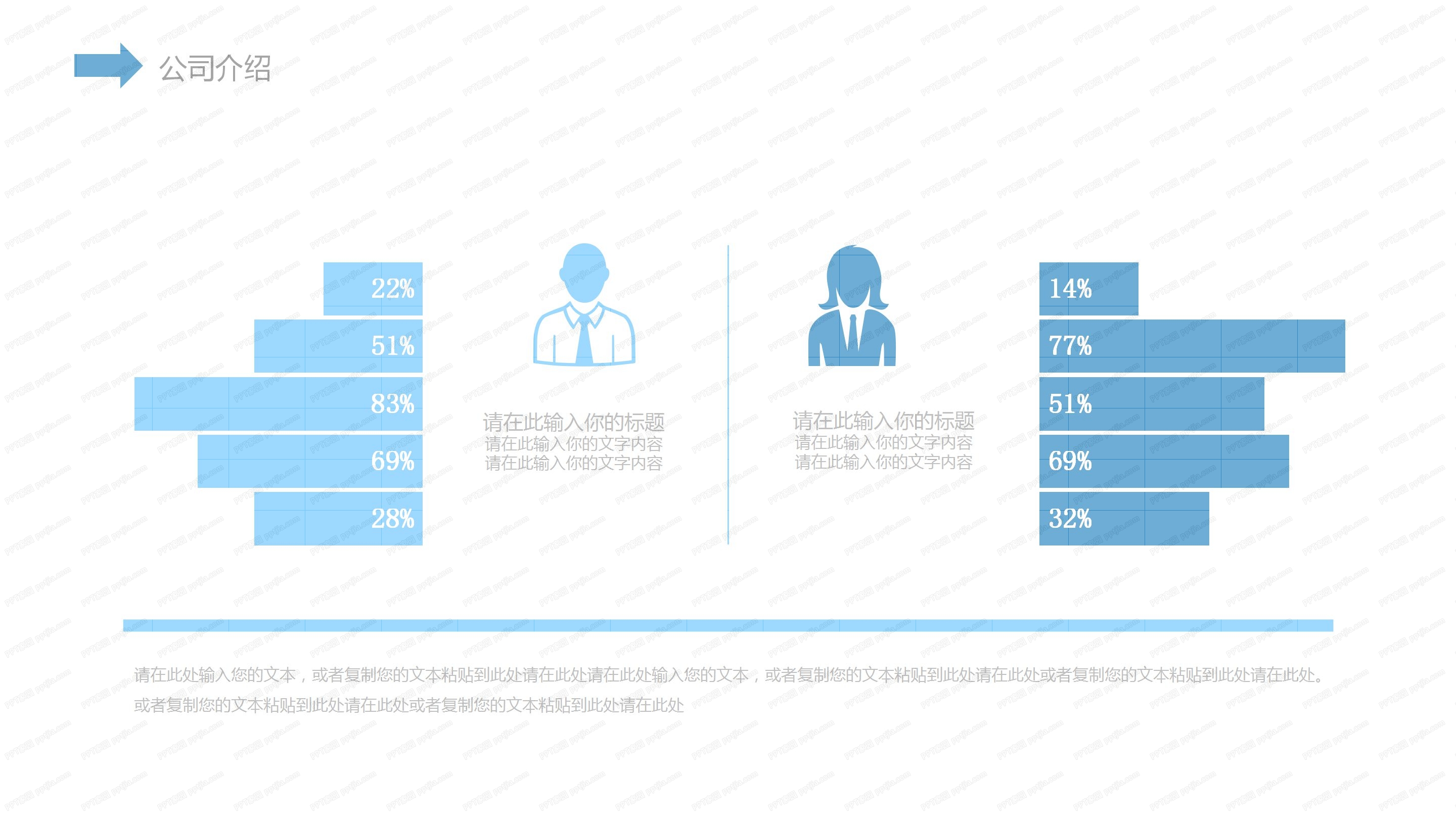 商务简约财务分析数据工作汇报ppt模板