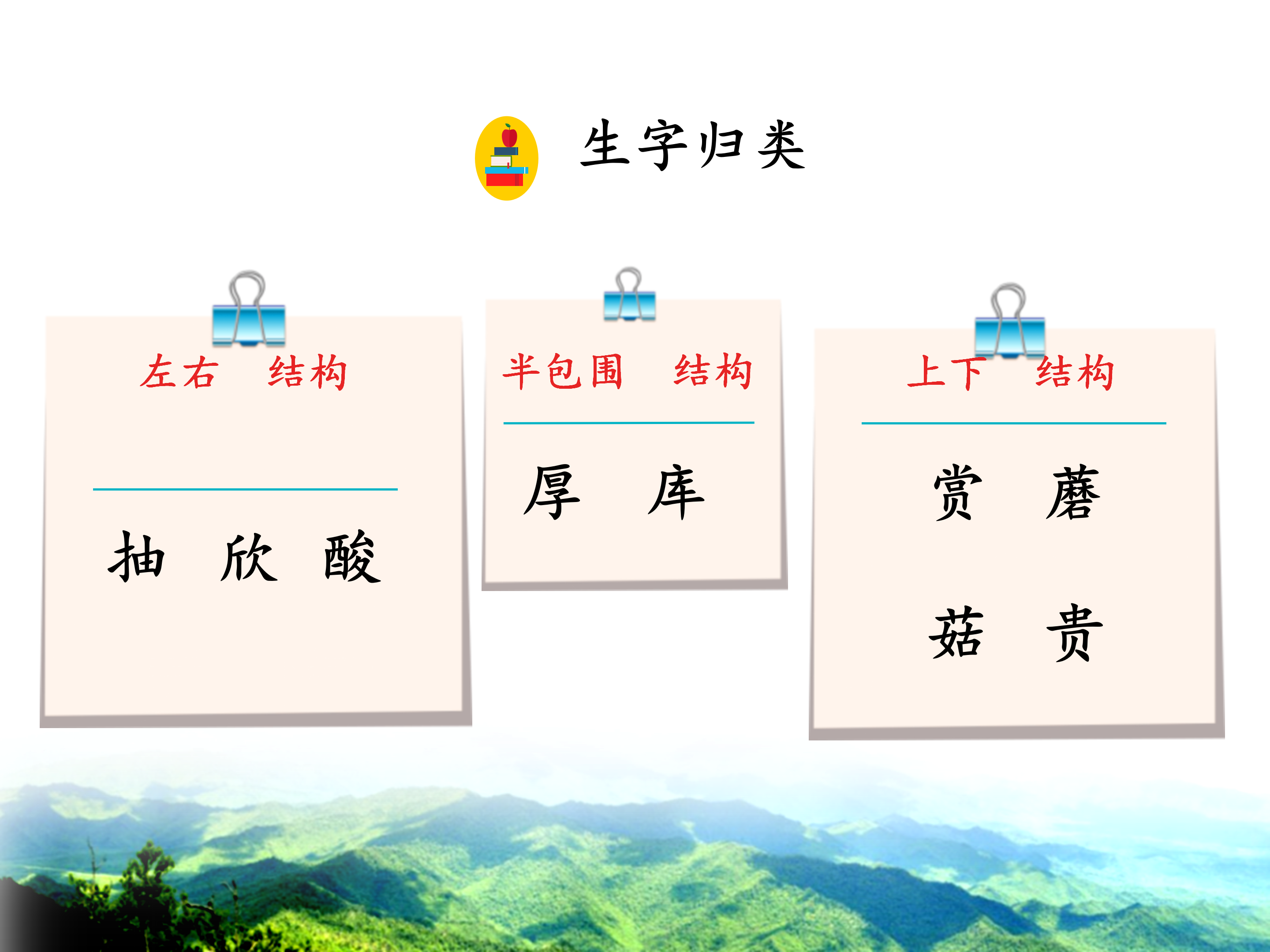 语文课件美丽的小兴安岭ppt模板