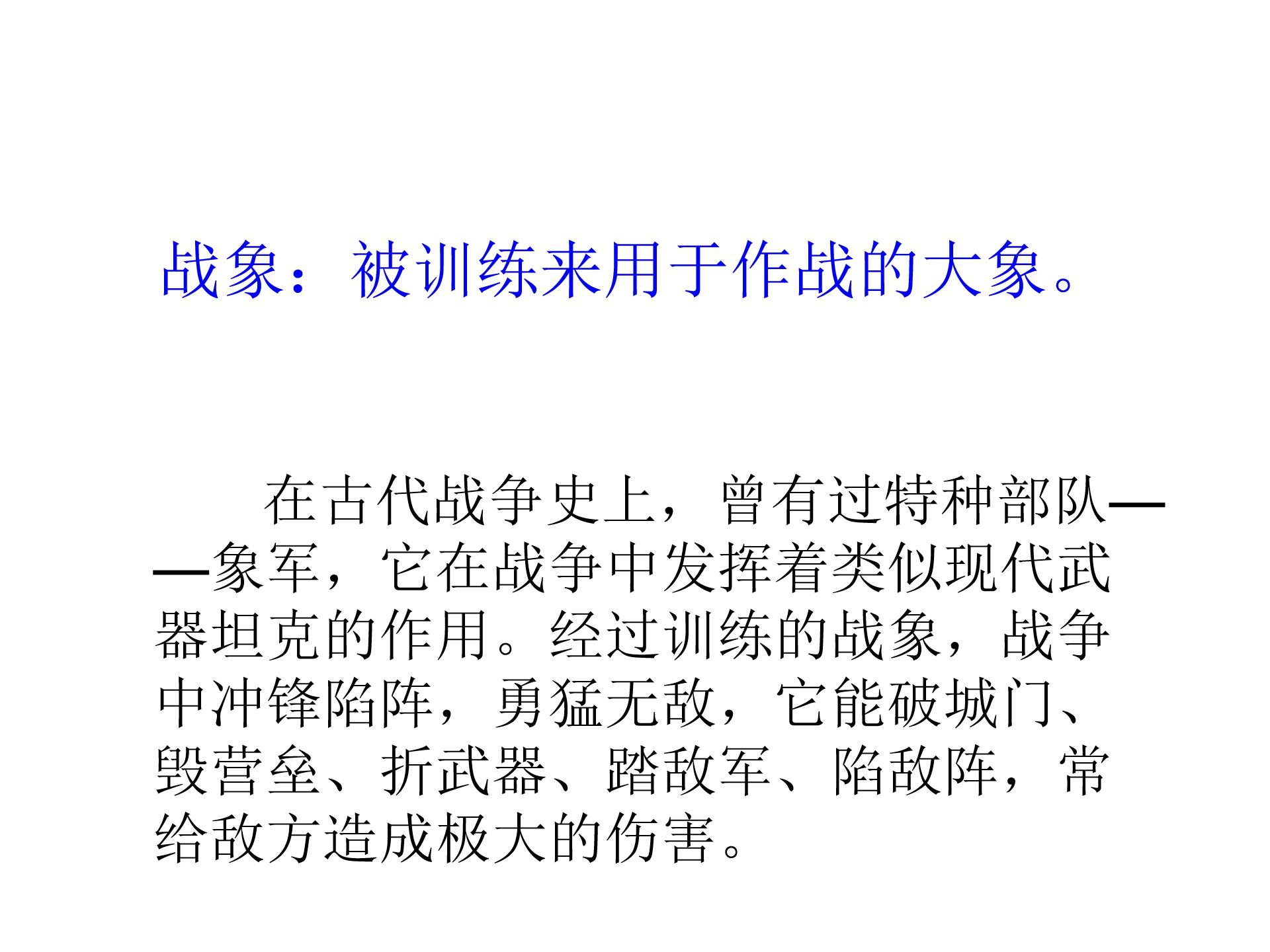 最后一头战象ppt模板