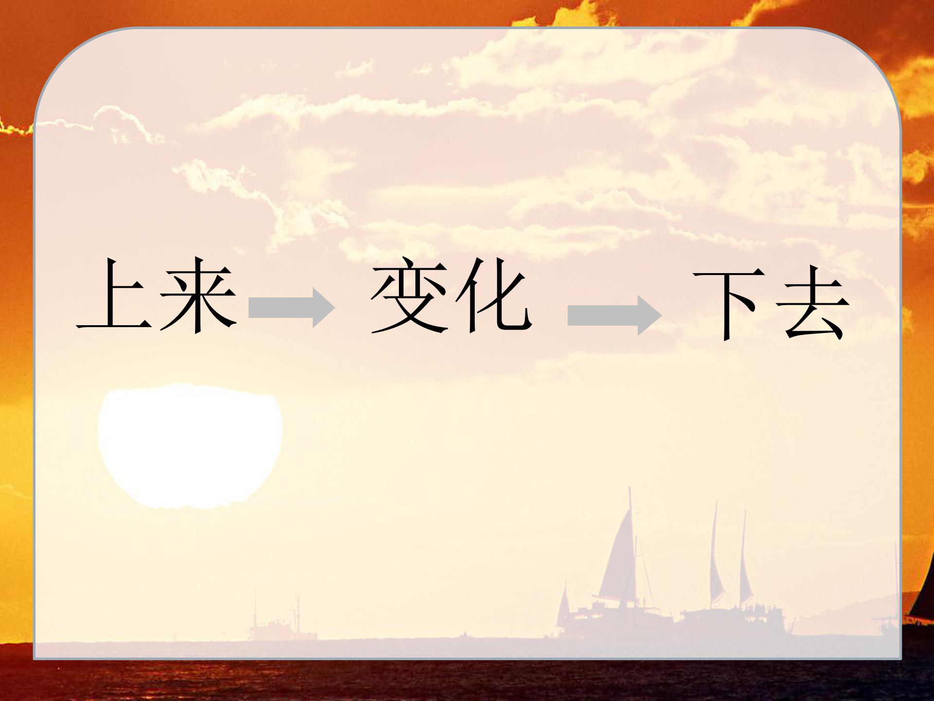 火烧云ppt模板