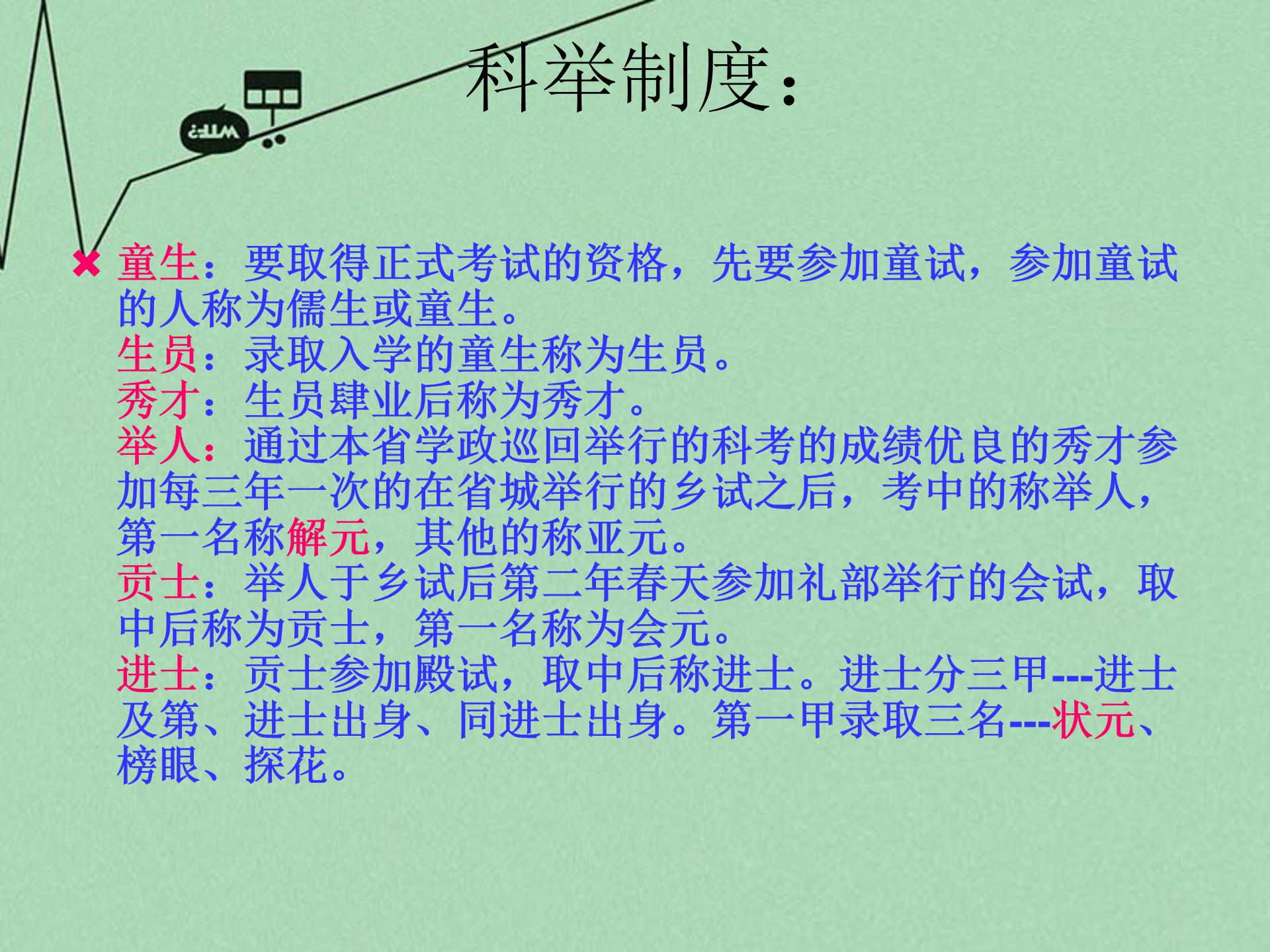 范进中举ppt模板