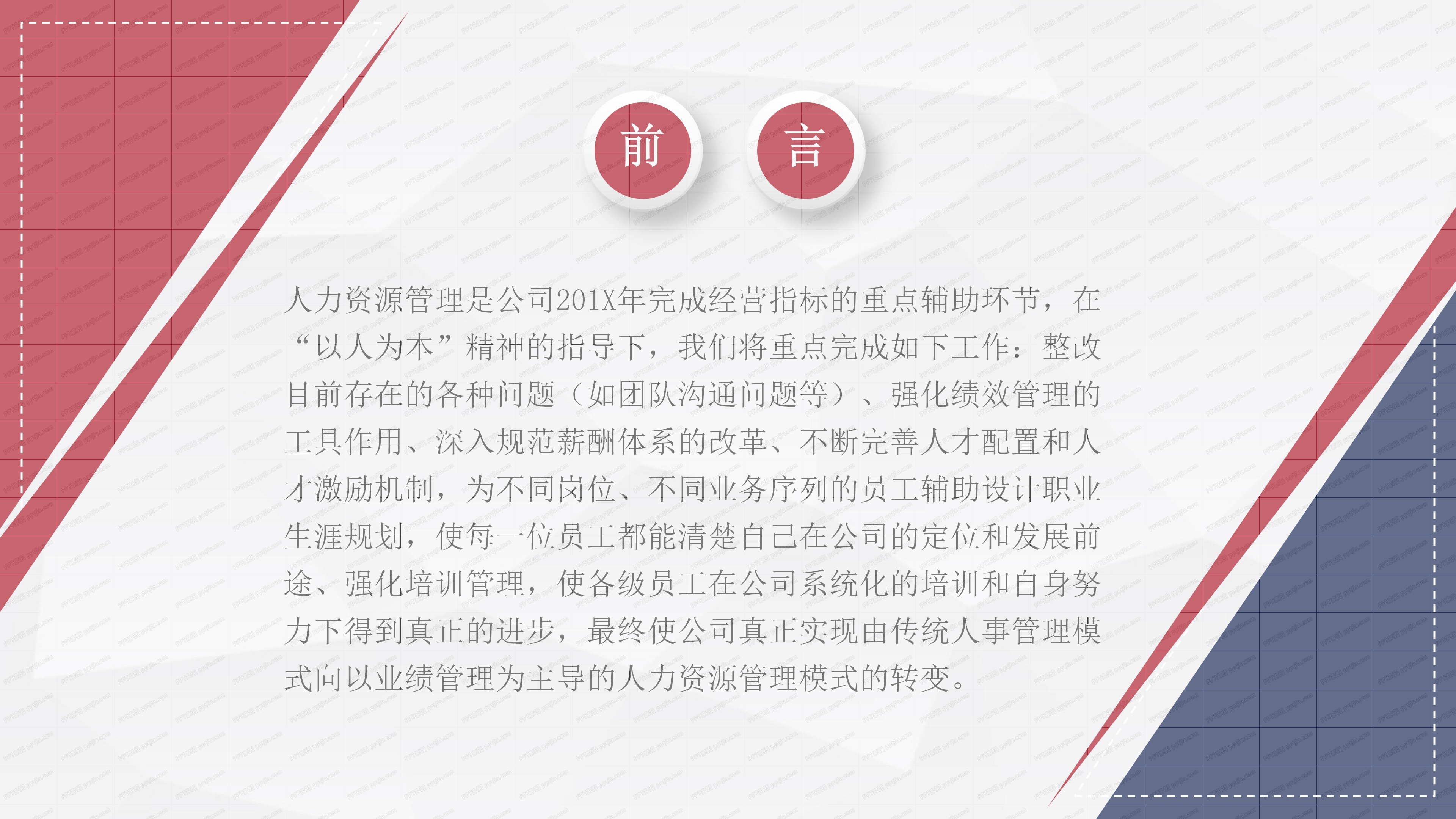 人事行政年终总结ppt模板