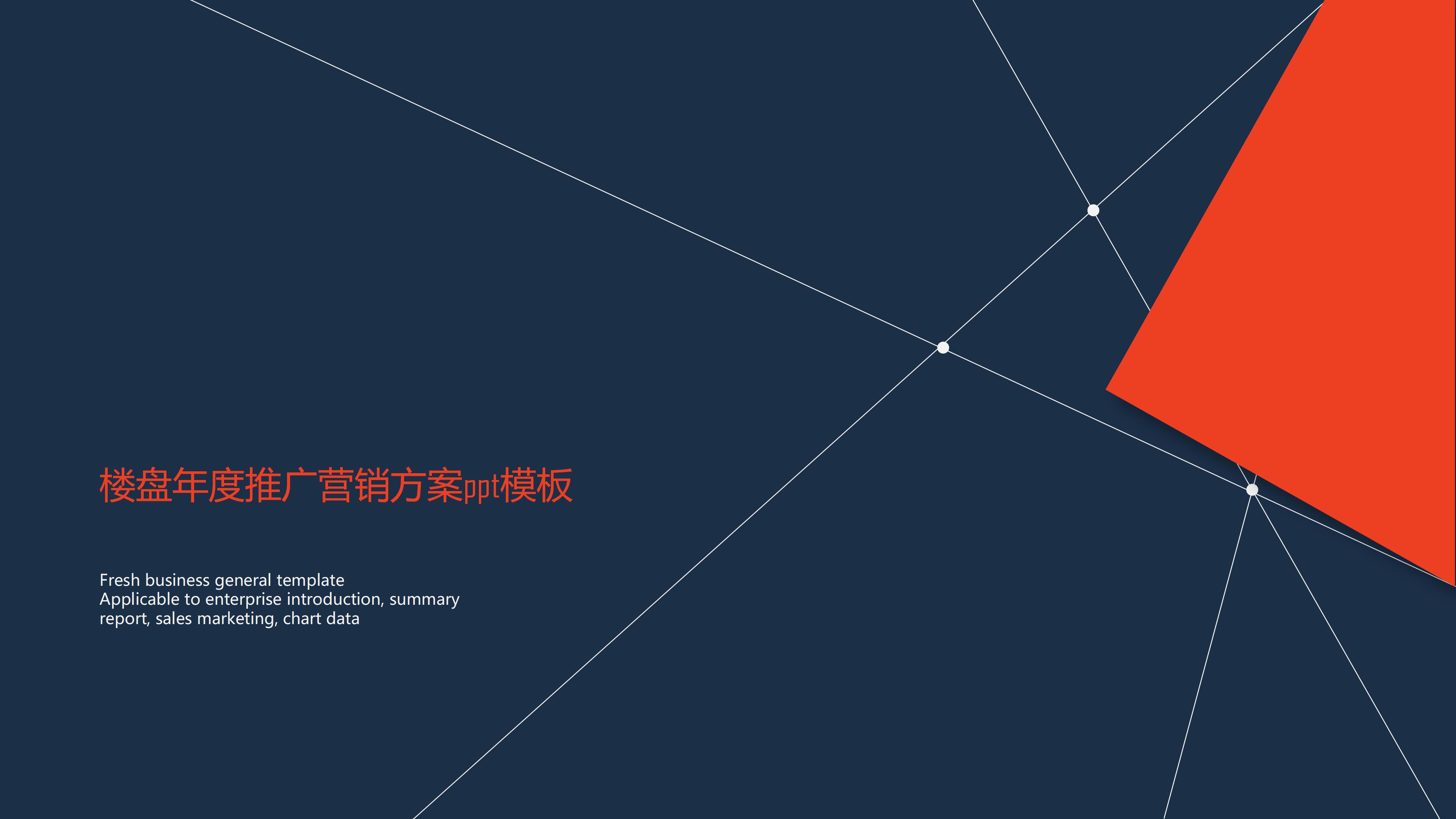 楼盘年度推广营销方案ppt模板