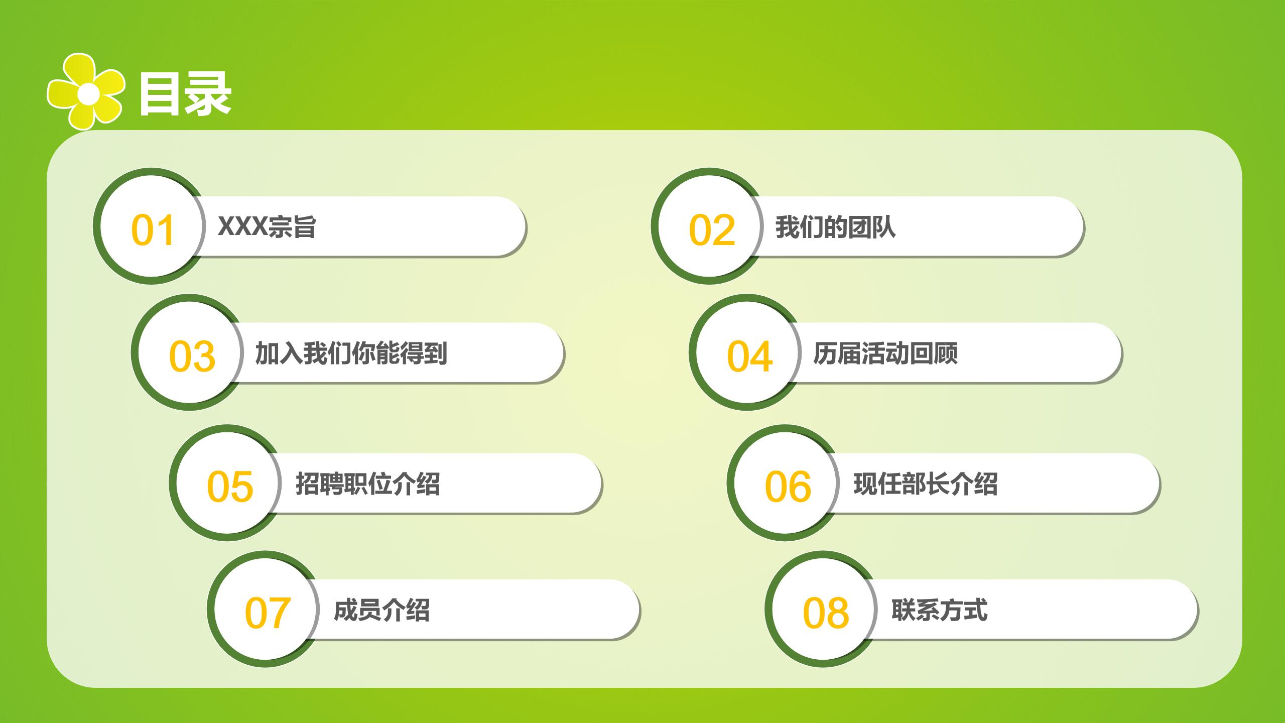 学生会换届选举ppt模板