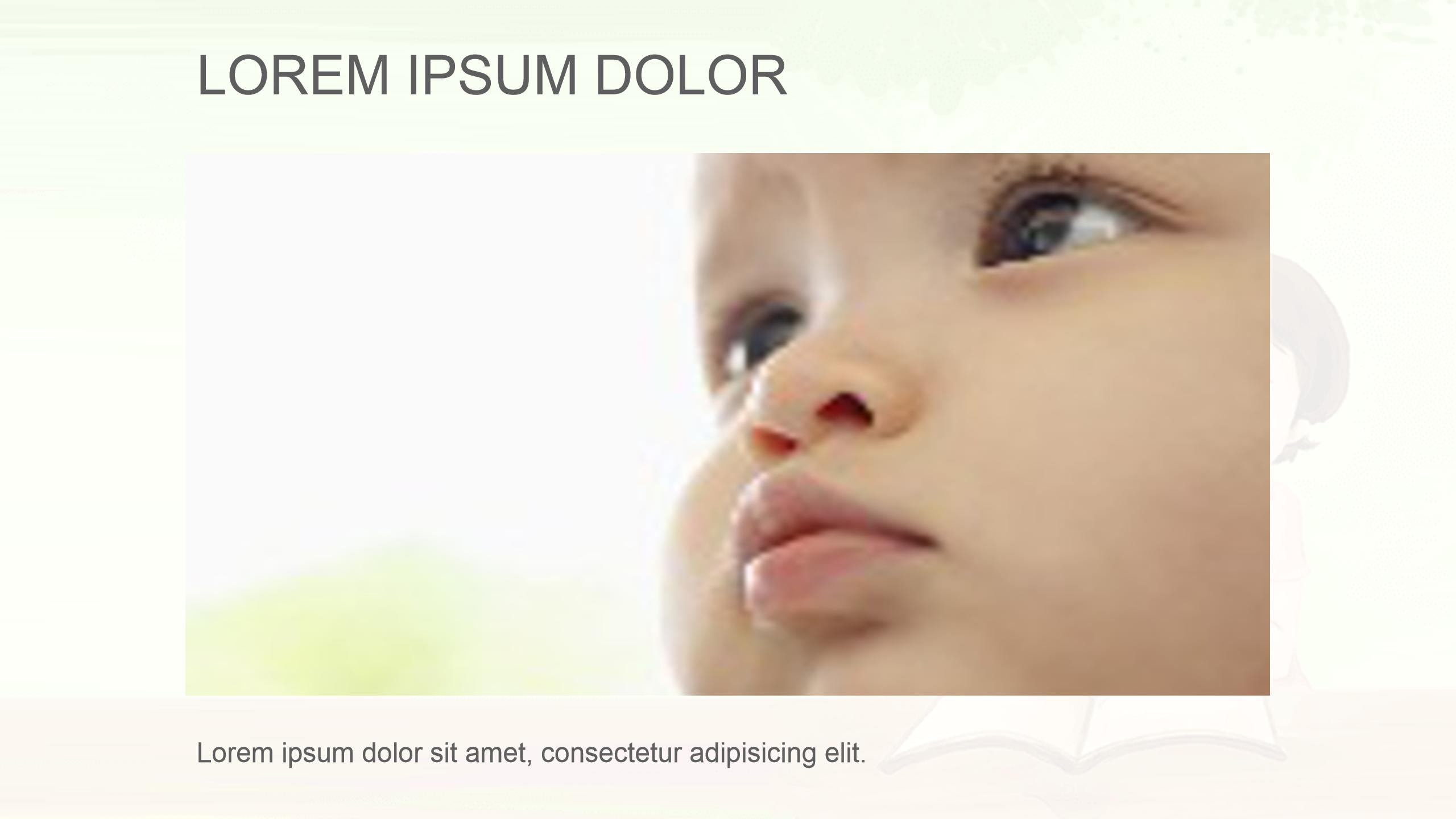 亲子阅读亲子教育ppt模板