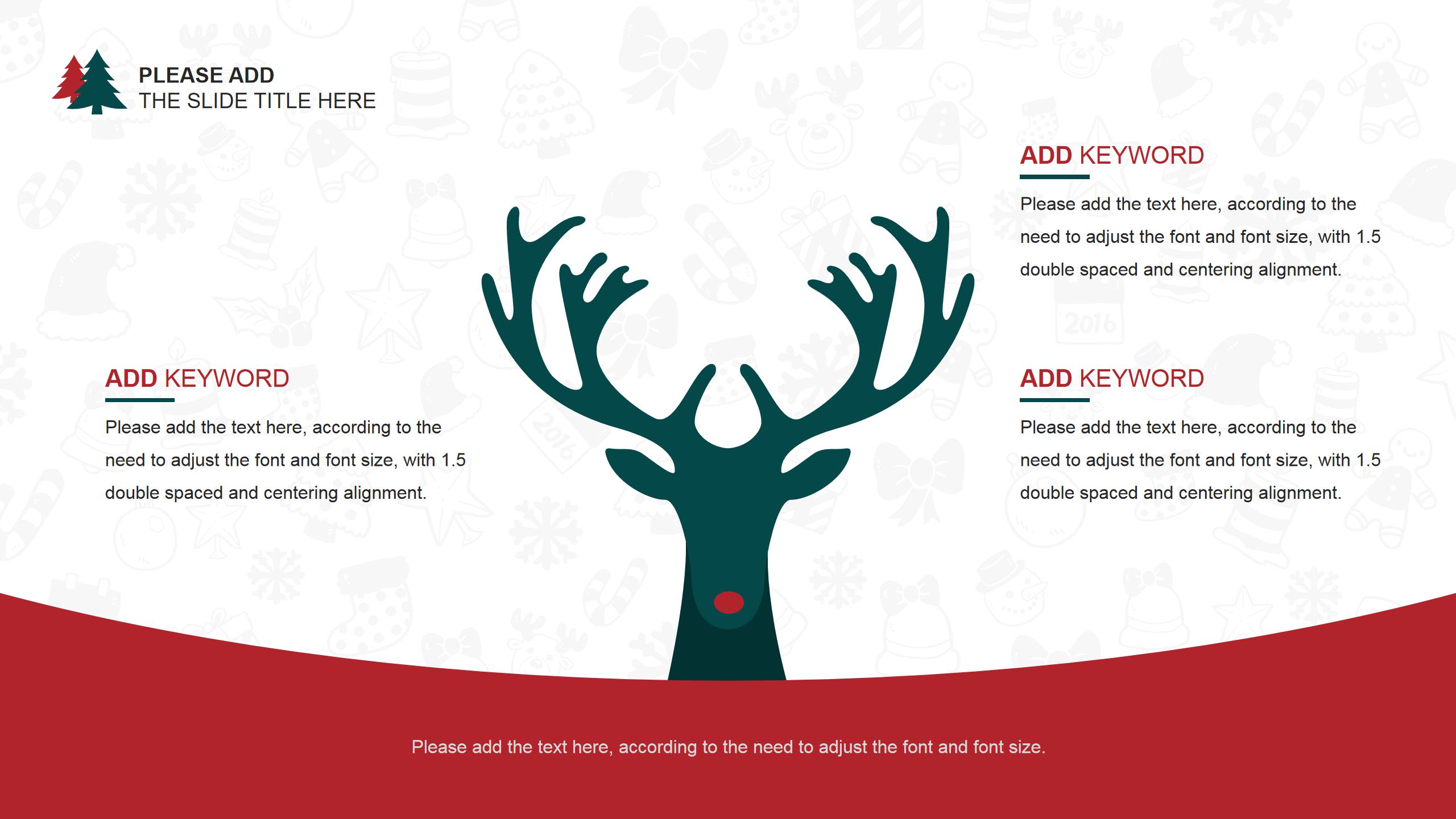 圣诞节产品促销英文ppt模板