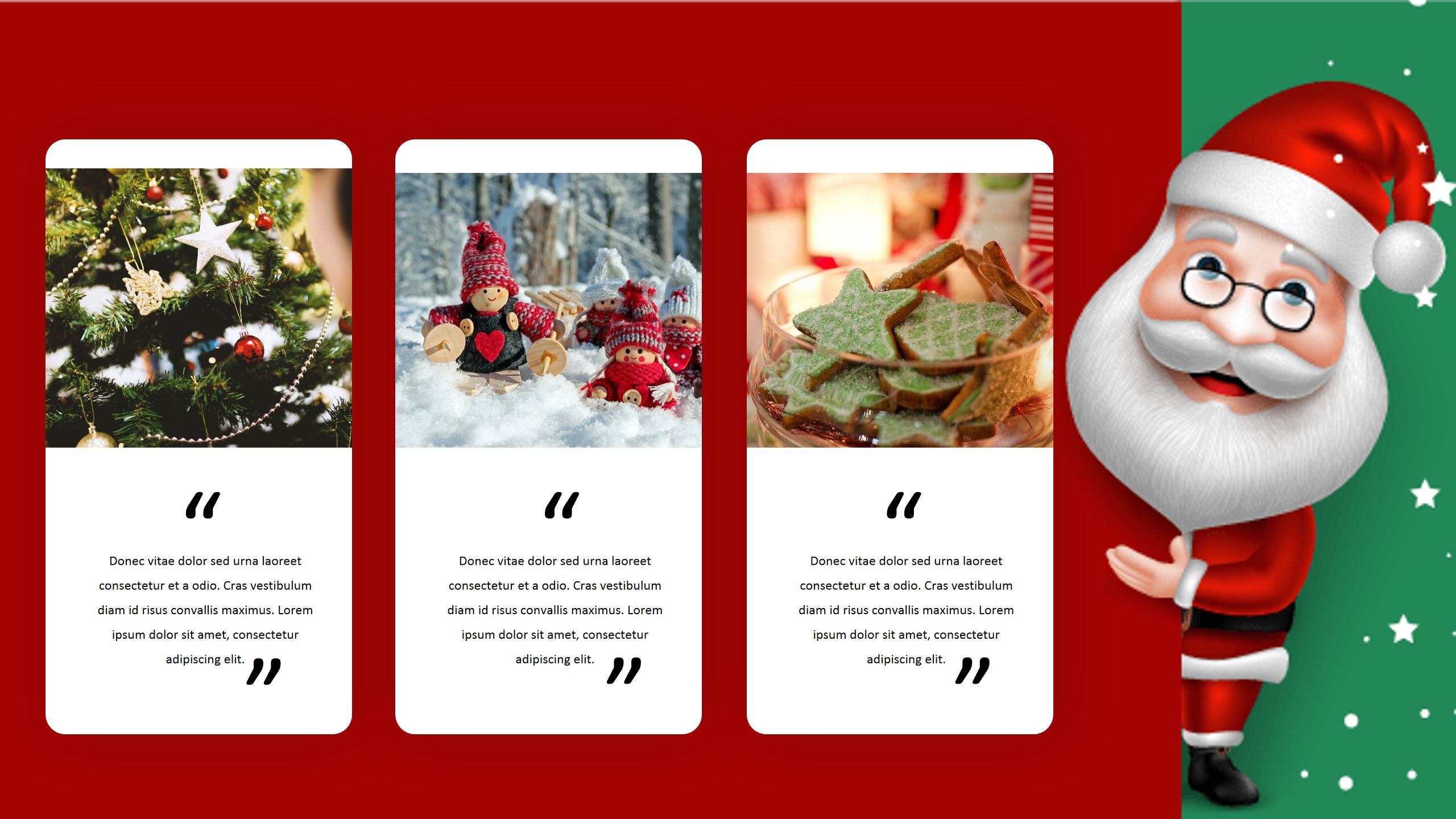 圣诞节活动促销ppt模板