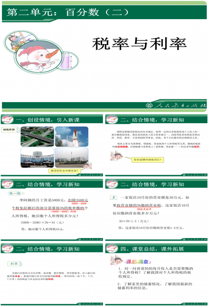 关于税法的ppt模板