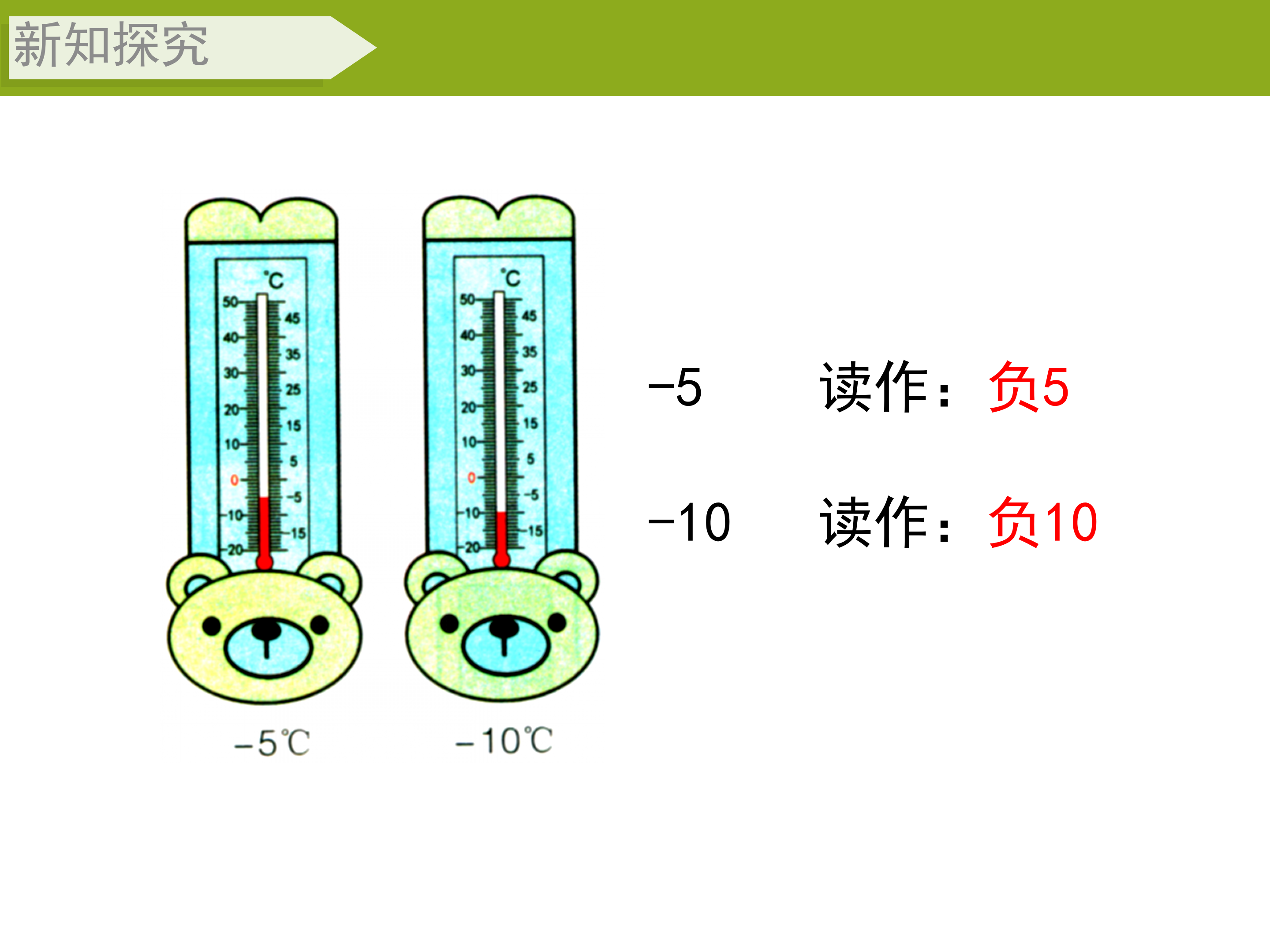 正数、负数的认识ppt课件