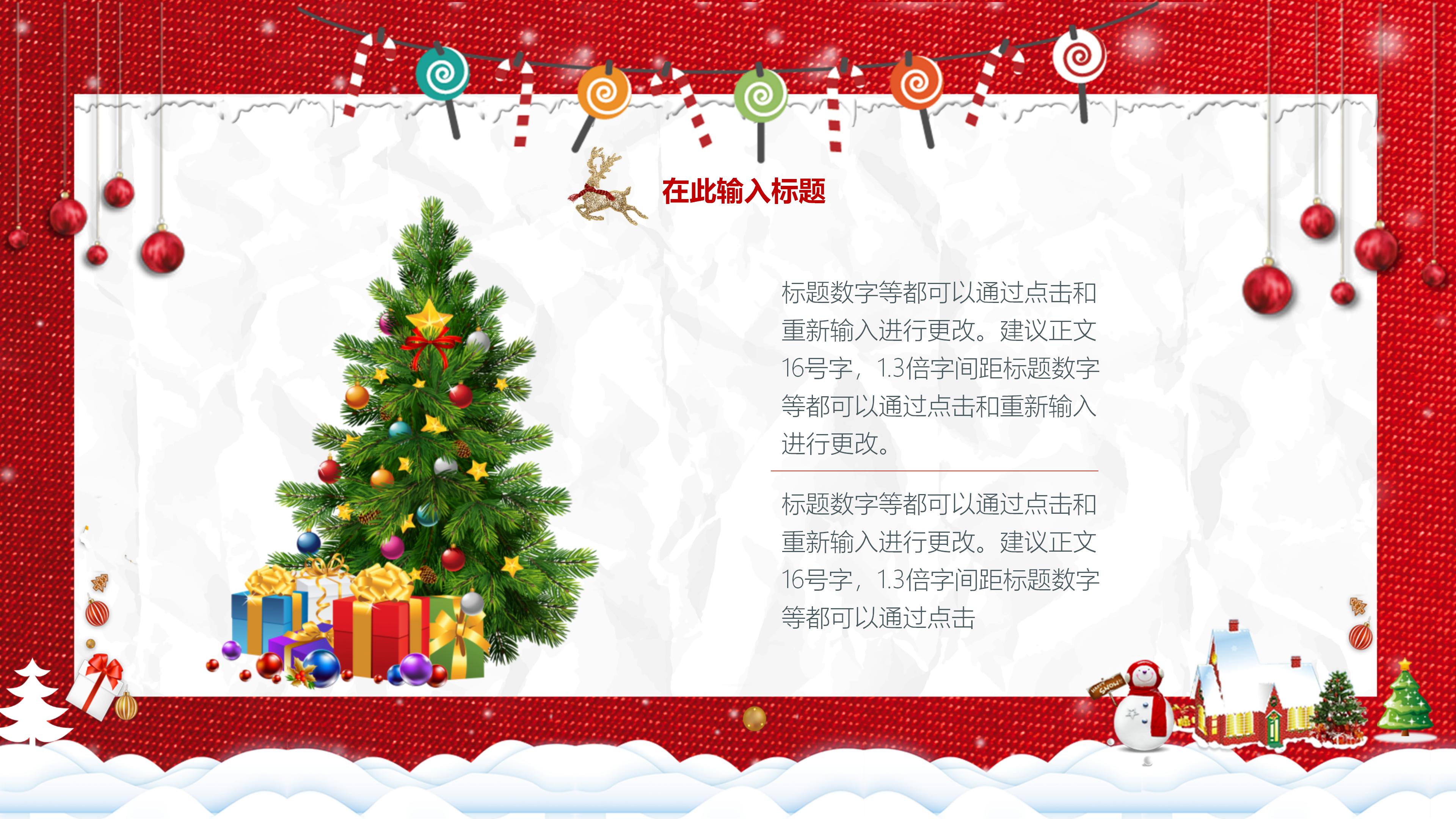 圣诞节餐饮营销活动策划方案ppt模板