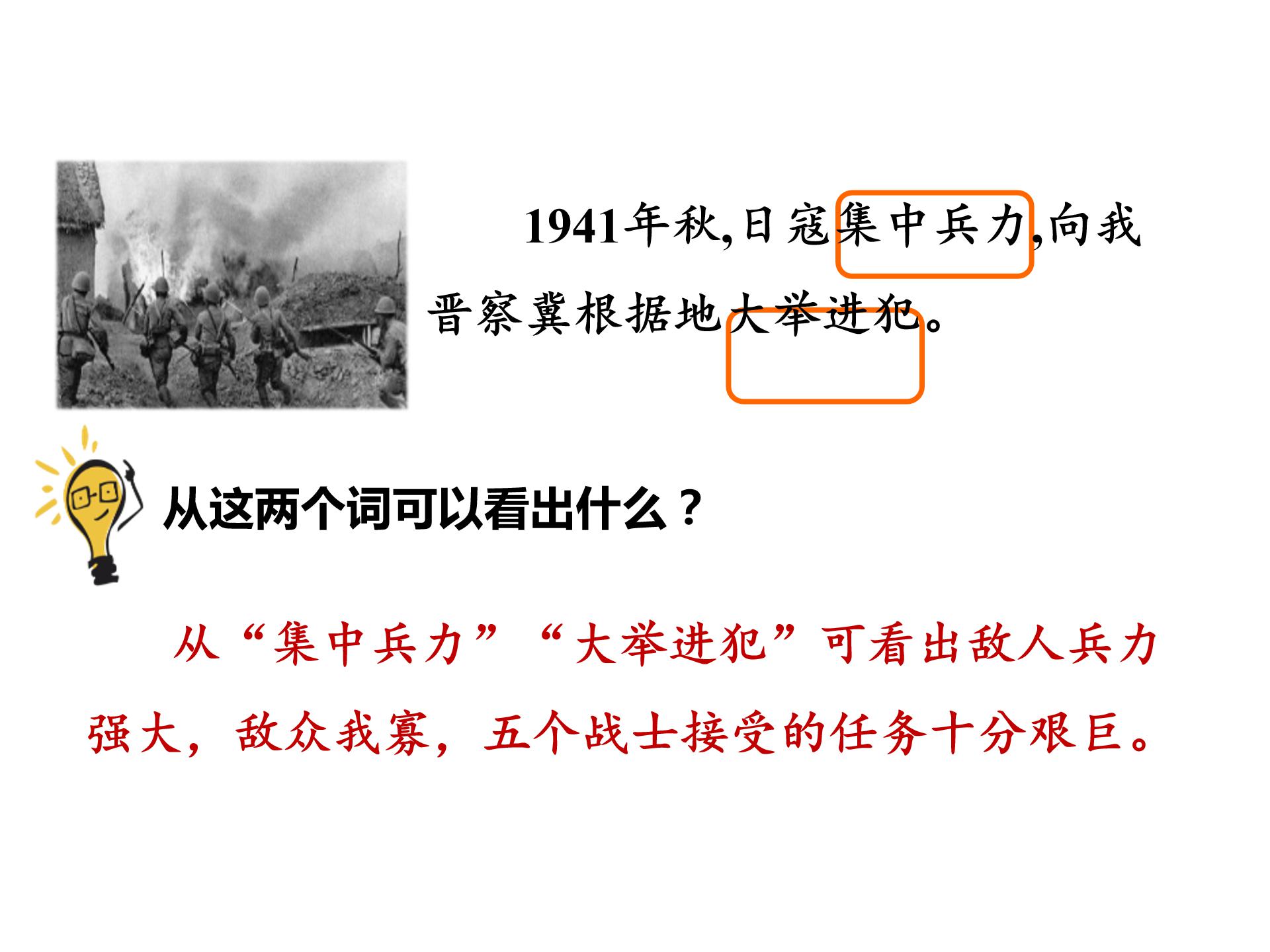 狼牙山五壮士ppt模板2