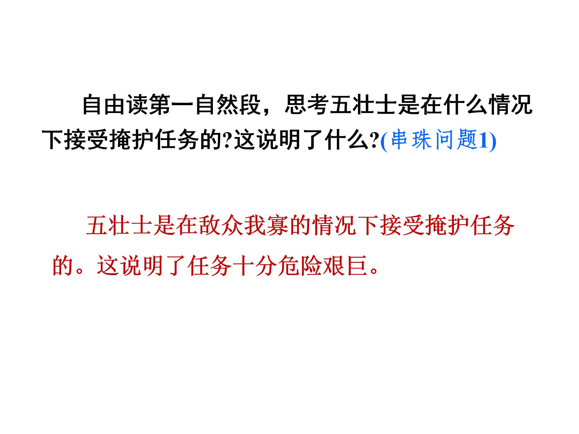 狼牙山五壮士ppt模板2