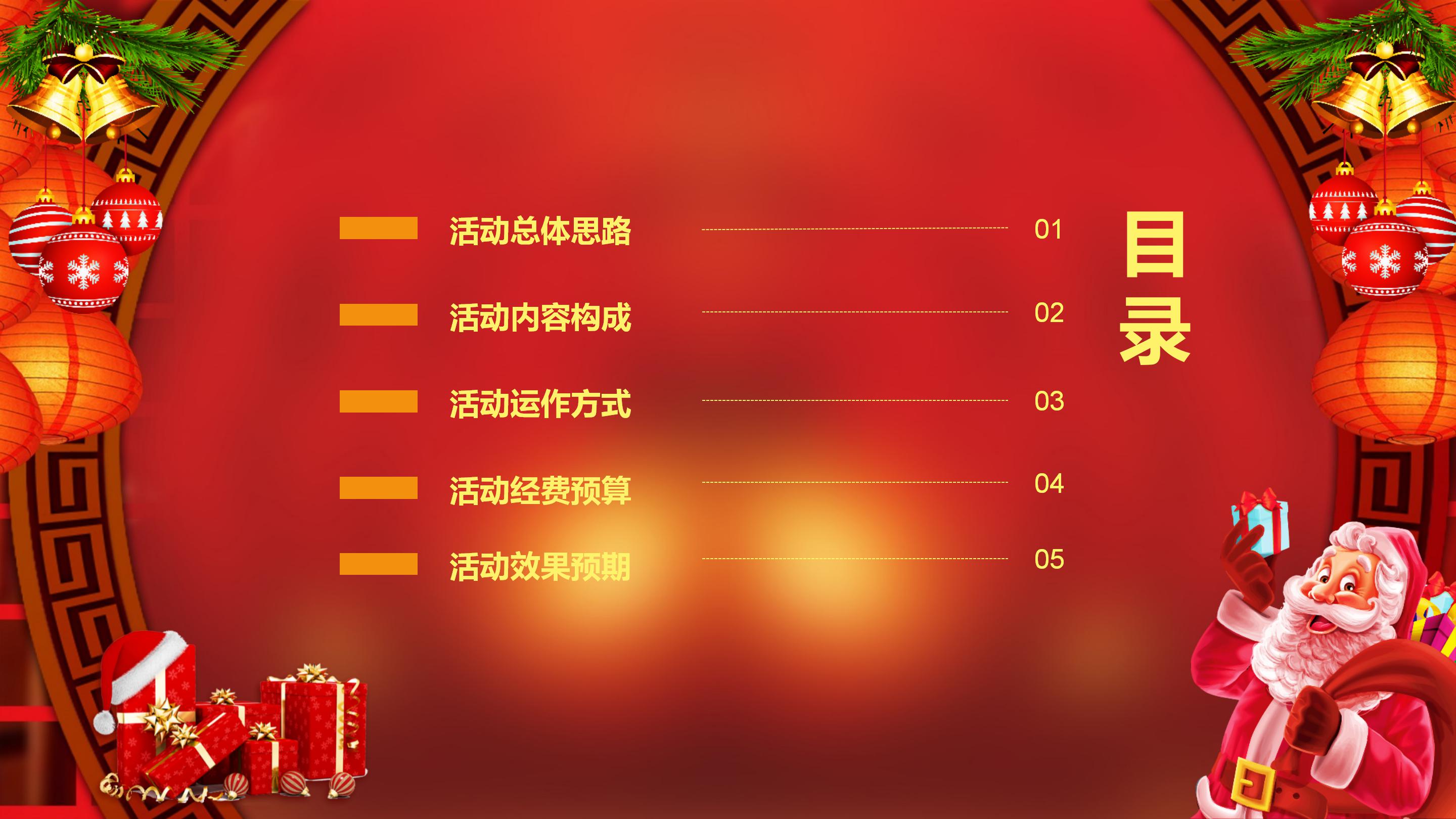 圣诞节班级ppt模板