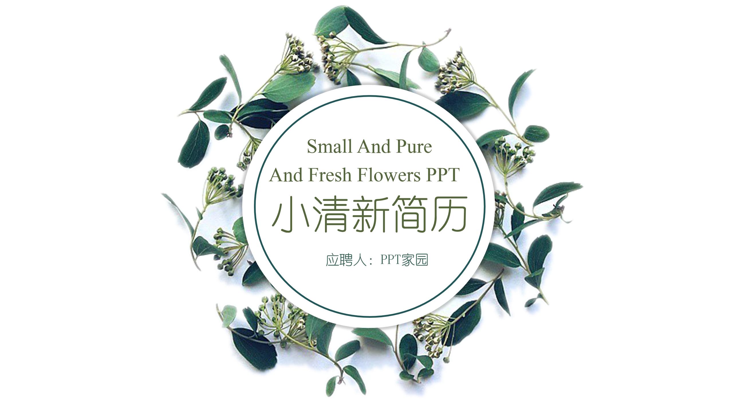 有个性的个人介绍ppt模板