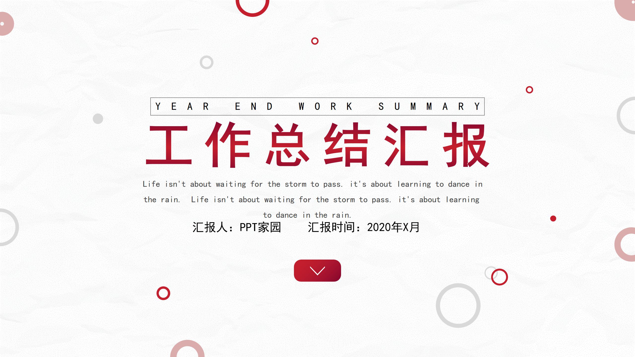 应部工作总结汇报ppt