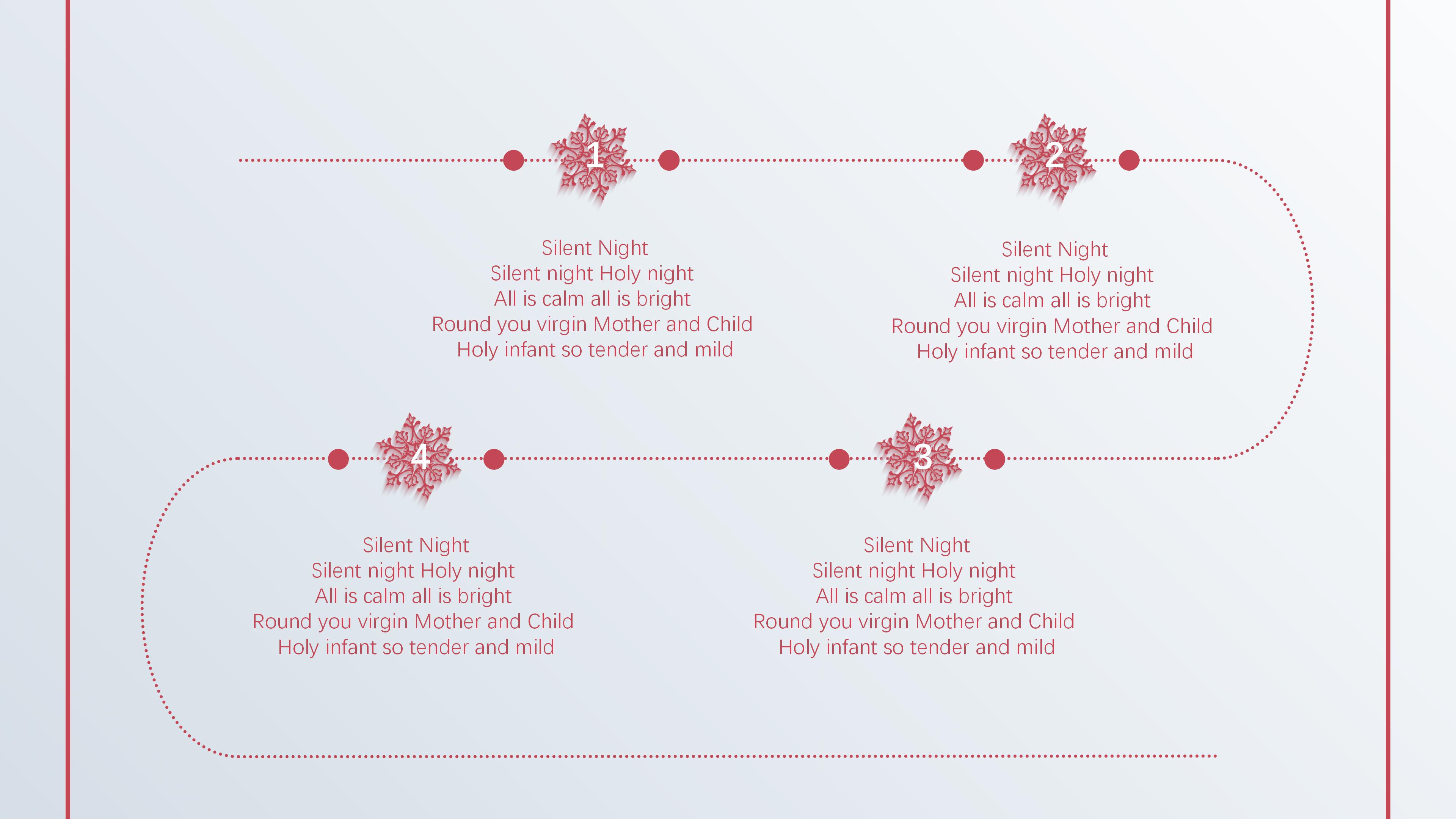 圣诞视频贺卡ppt模板