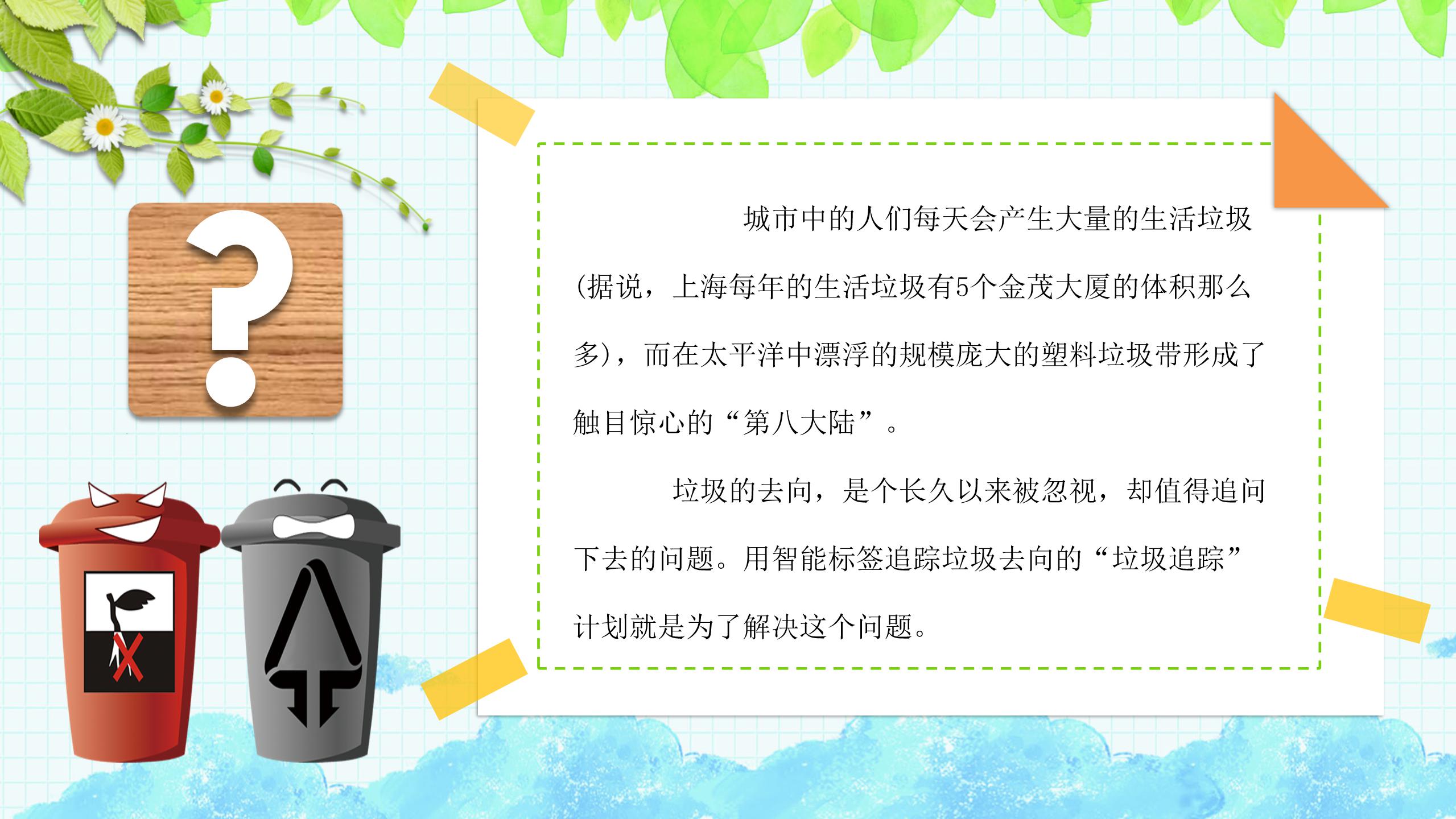 垃圾分类环保ppt模板