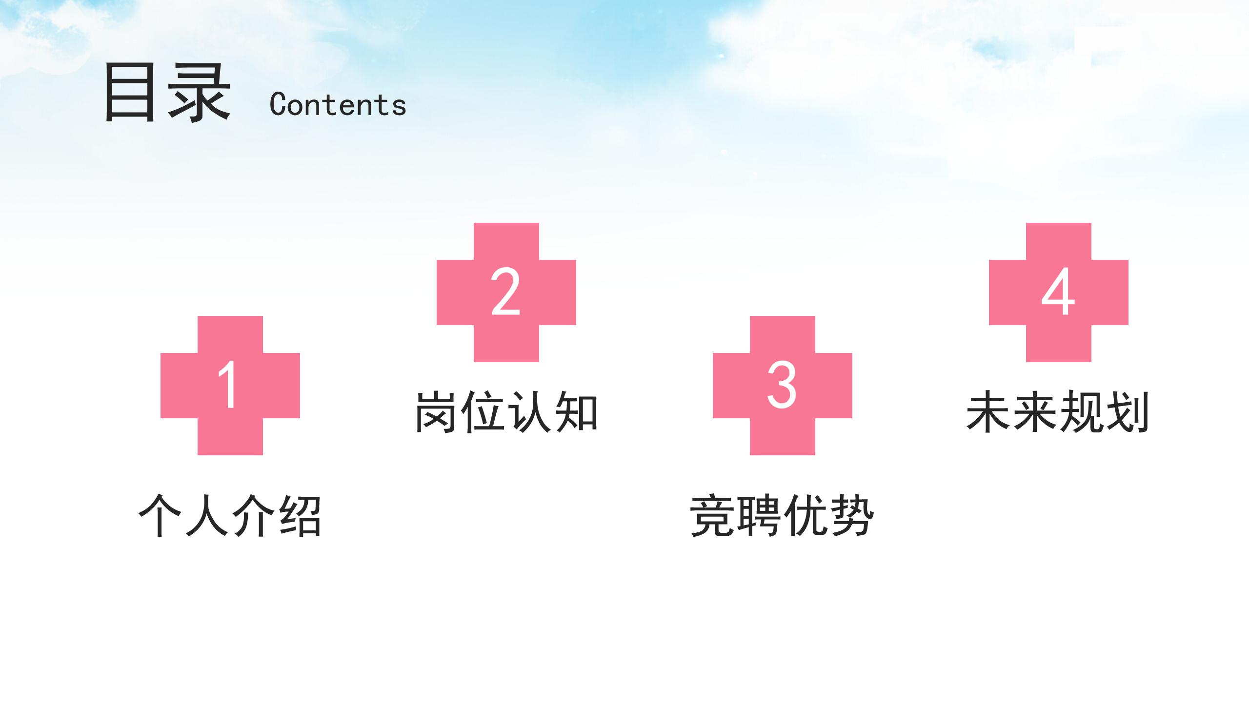 护士长竞聘ppt模板