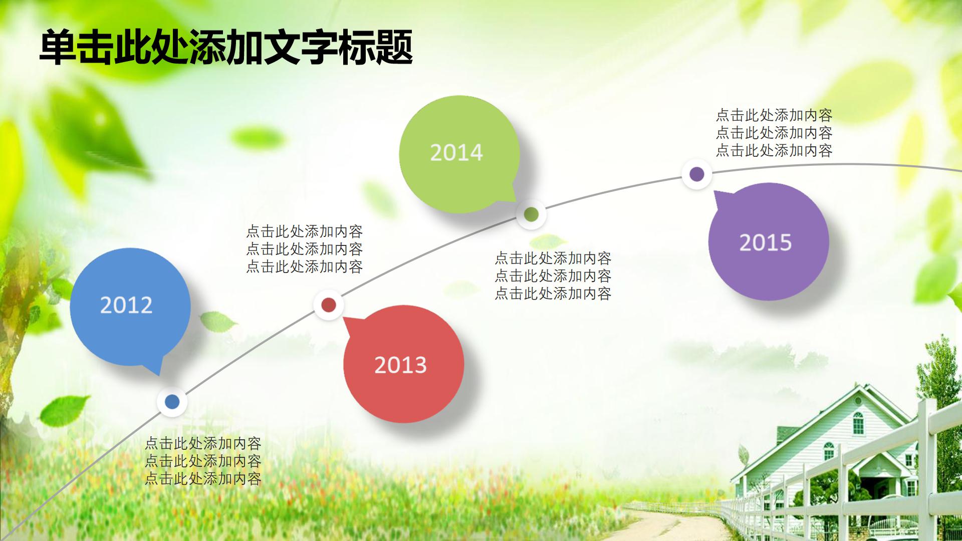 关于环保宣传ppt模板