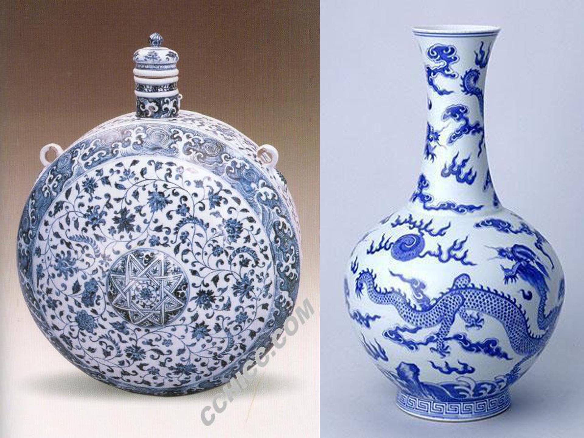 青花瓷的介绍ppt模板