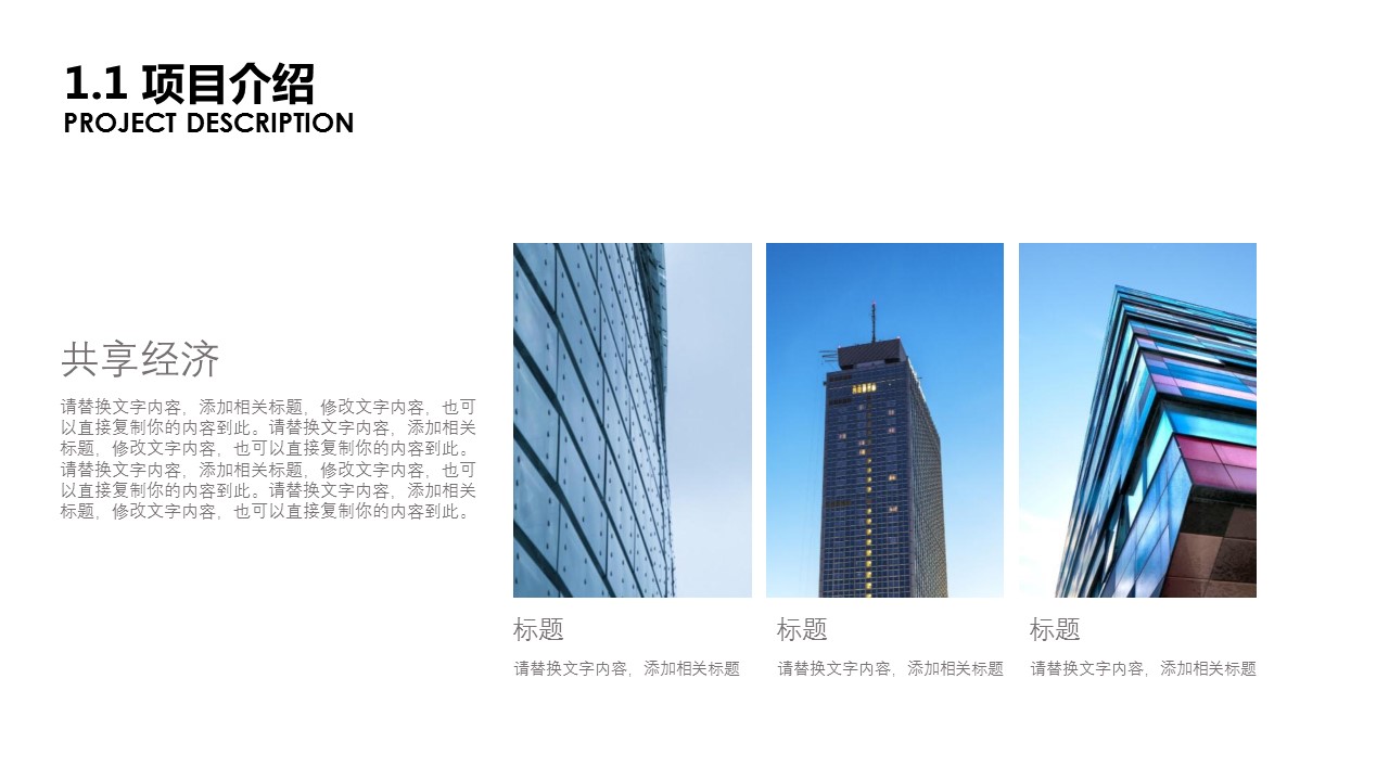 商业项目计划书ppt模板