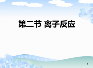 离子反应ppt模板