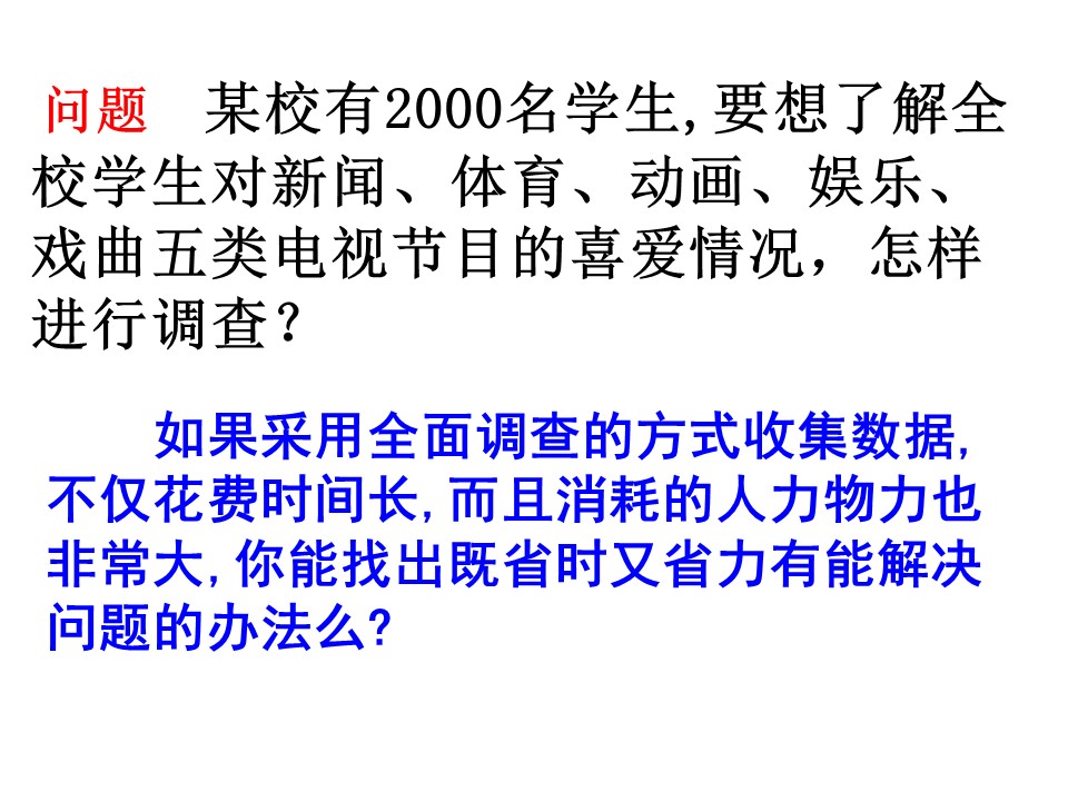 统计调查ppt模板