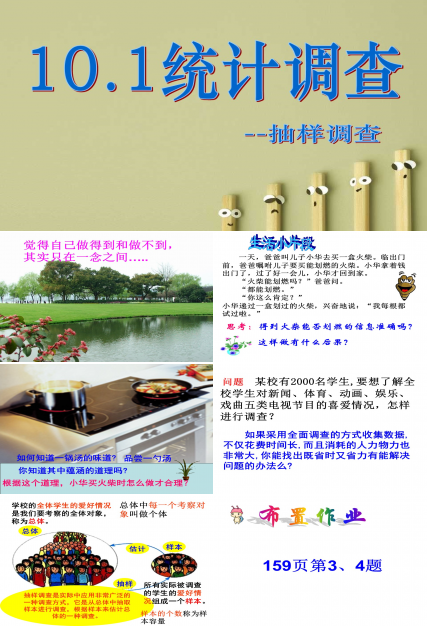 统计调查ppt模板