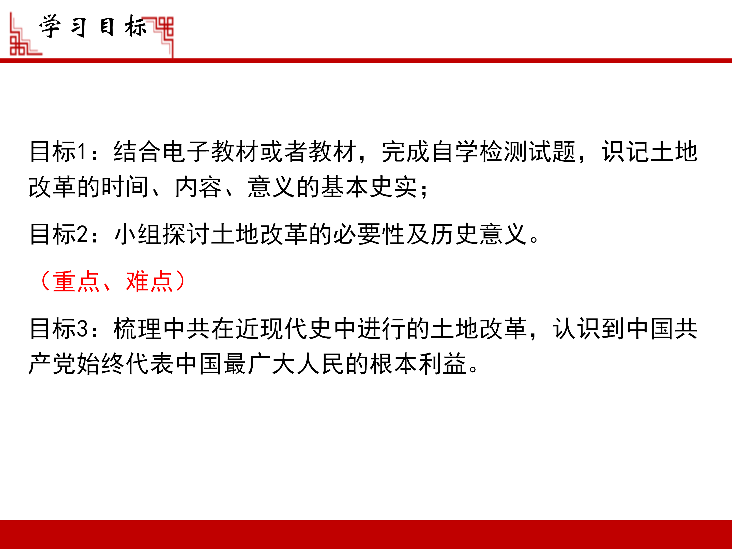 土地改革PPT模板