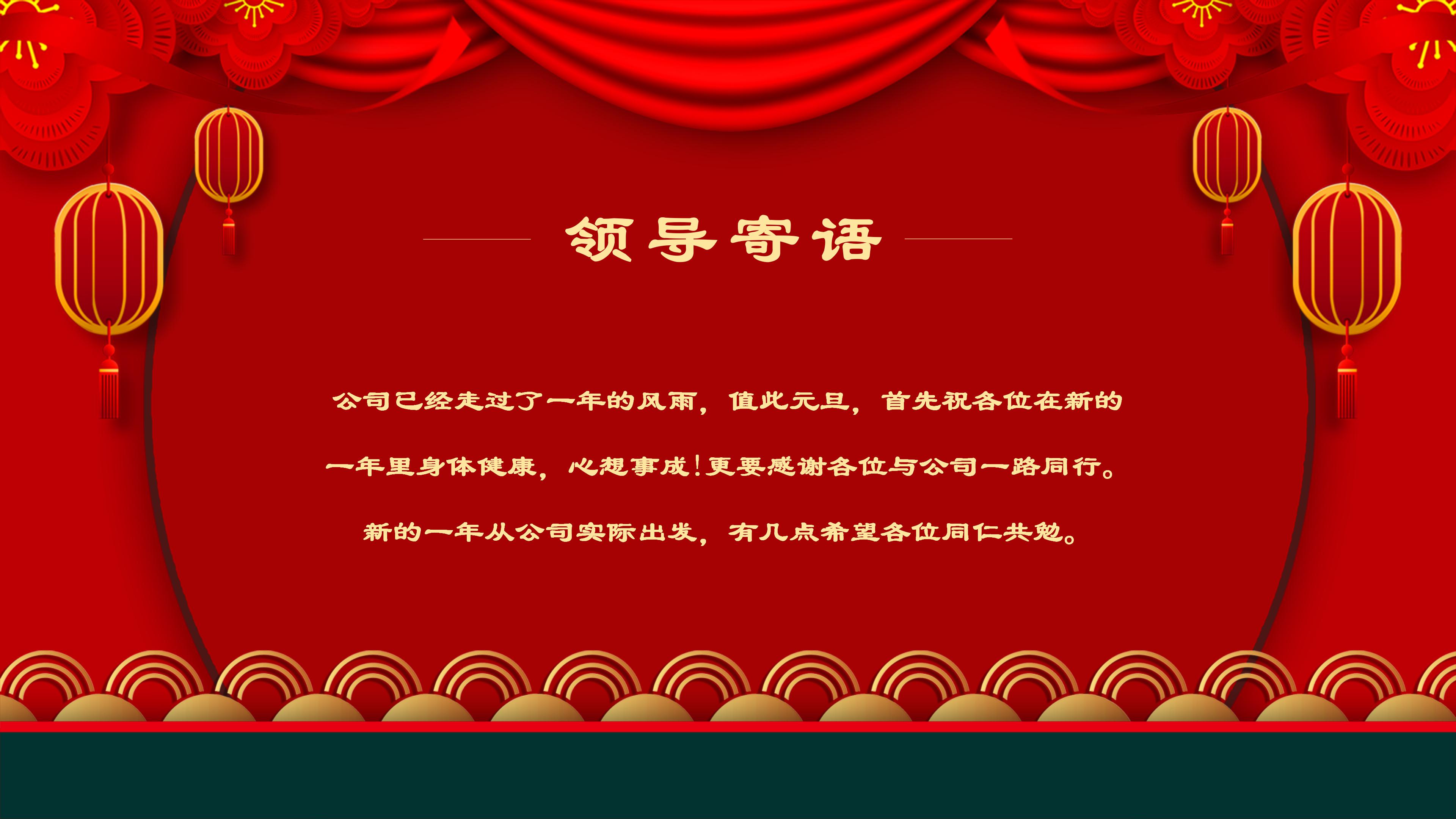 欢度元旦PPT模板