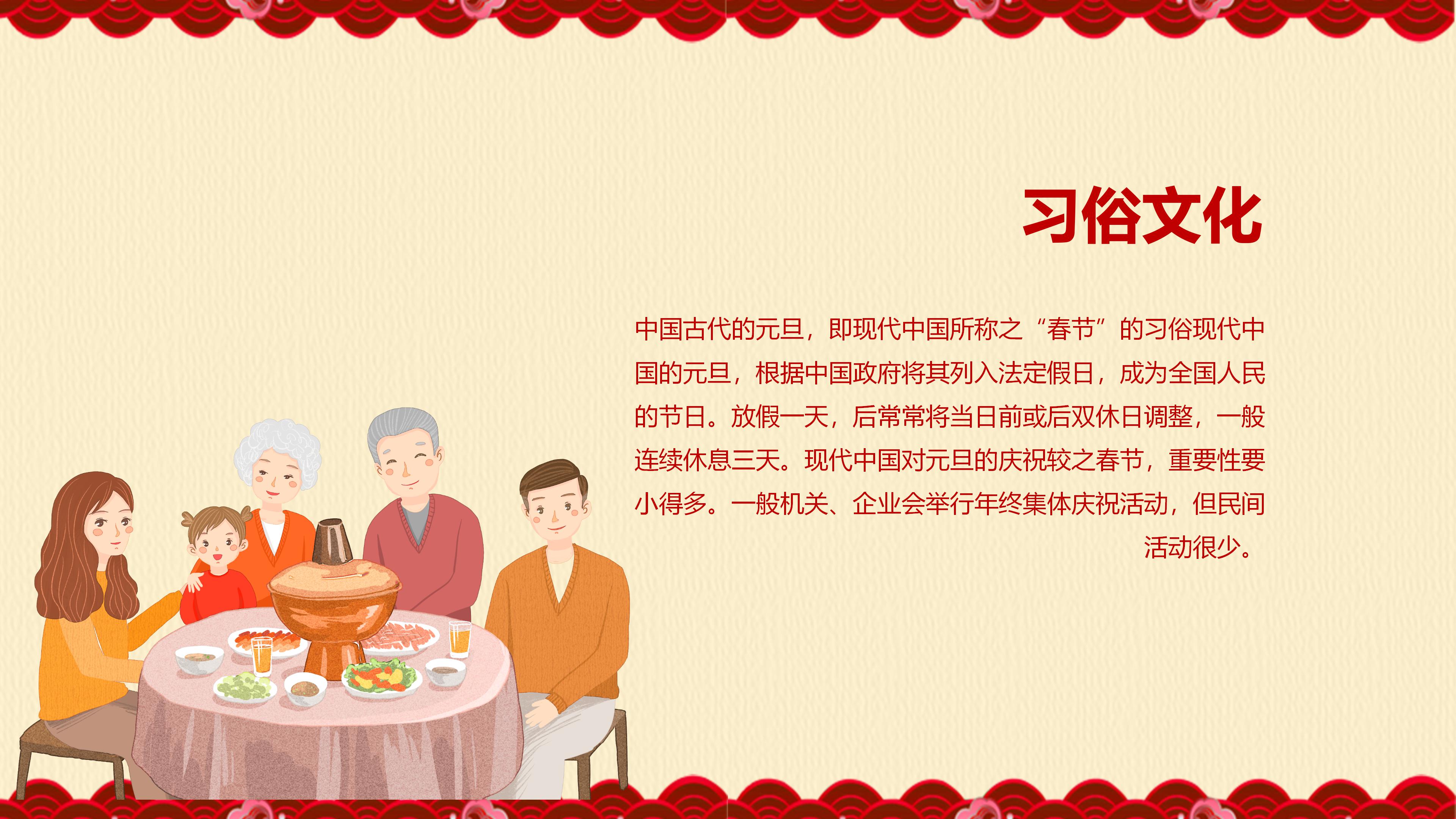 元旦联欢晚会PPT模板