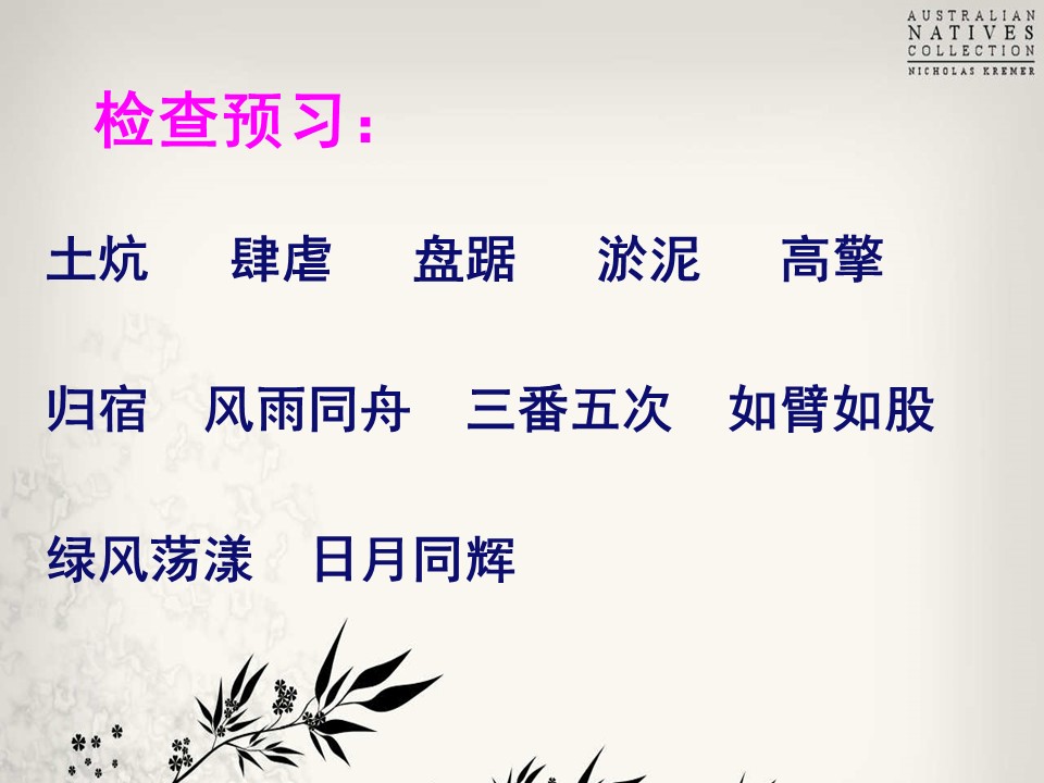 青山不老ppt课件模板