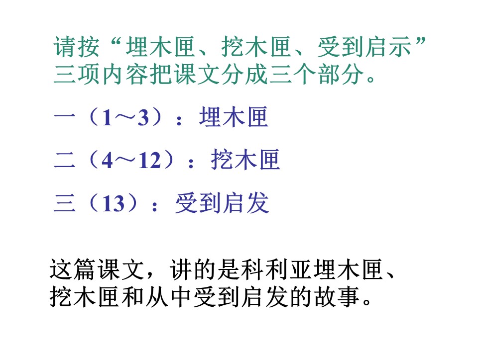22科利亚的木匣课件ppt模板