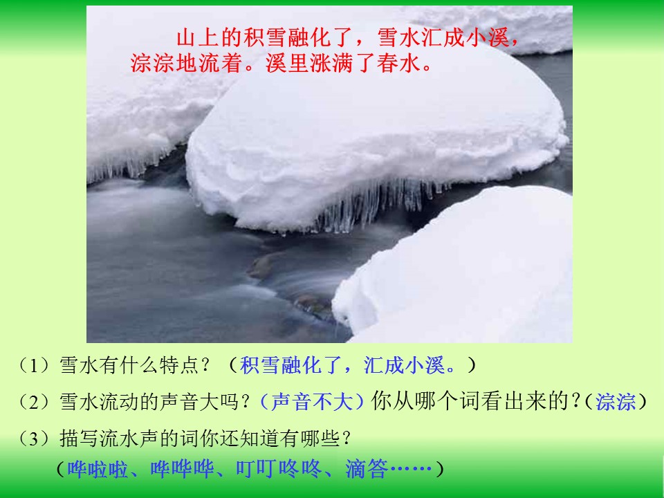 美丽的小兴安岭课件ppt模板