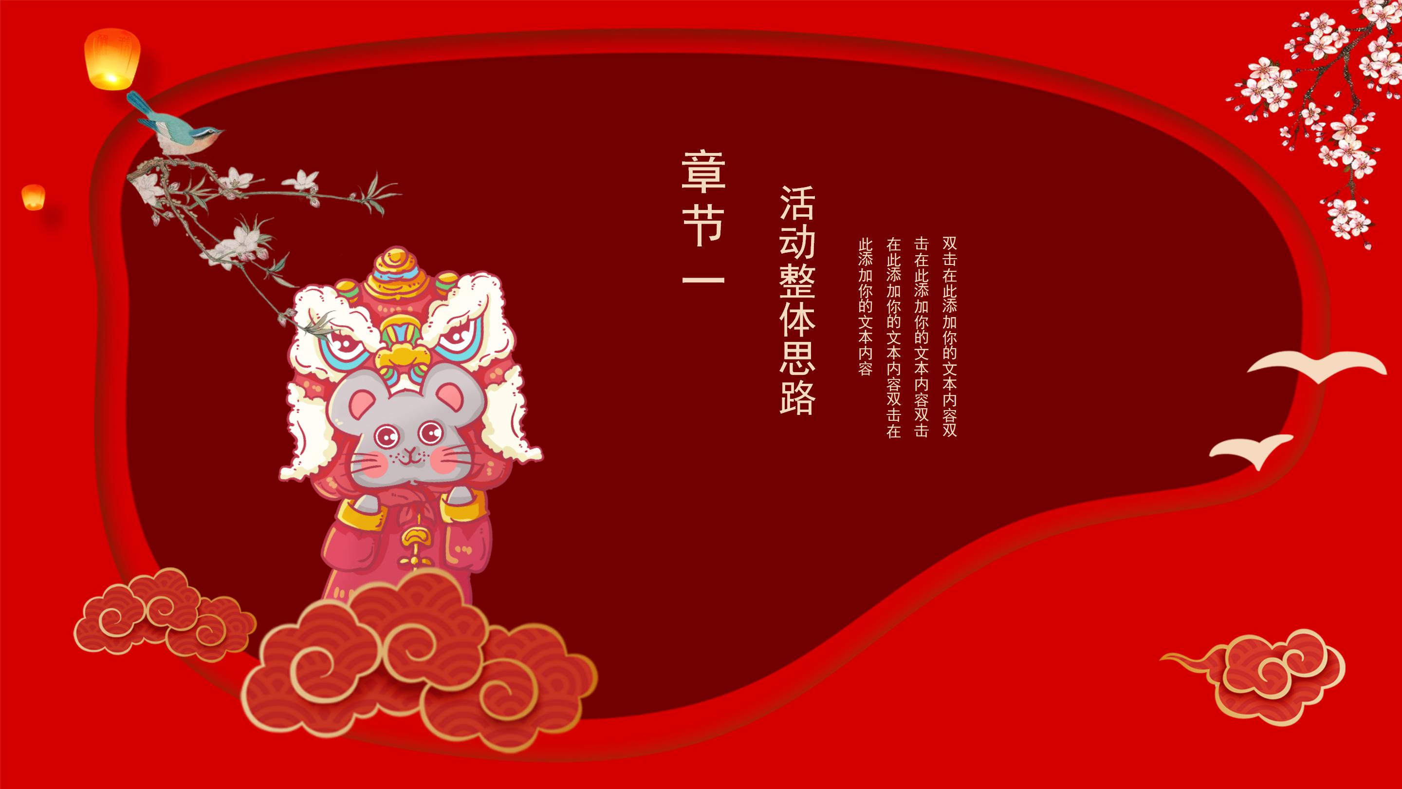 元旦晚会活动策划PPT模板