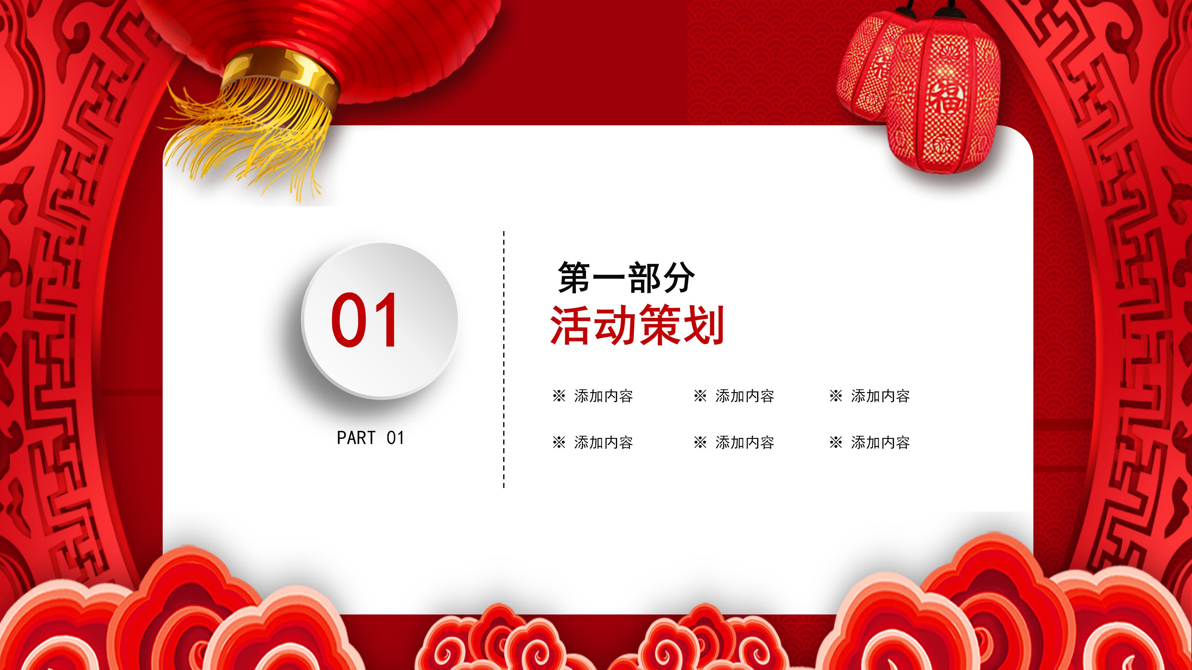 企业元旦活动策划PPT模板