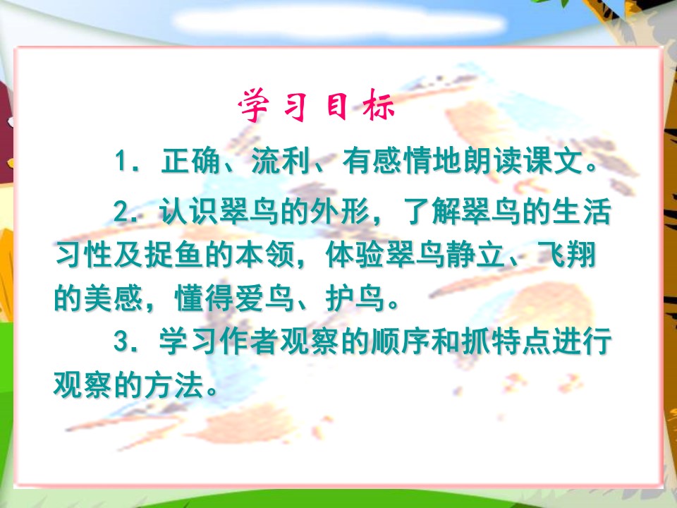 翠鸟ppt课件