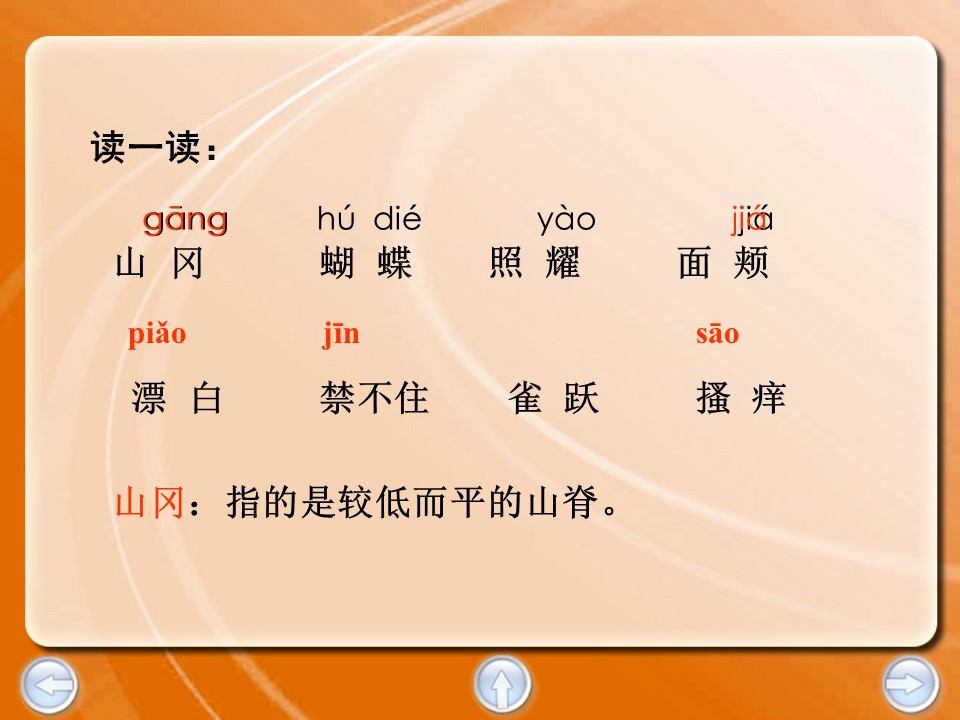 语文课件春的消息ppt模板