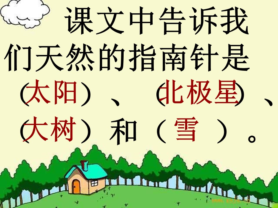 要是你在野外迷了路ppt模板