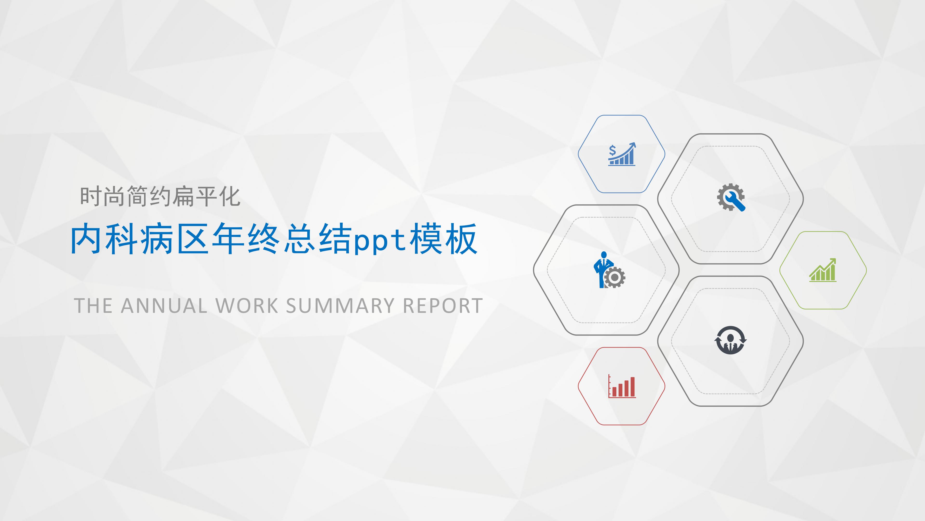 内科病区年终总结ppt模板