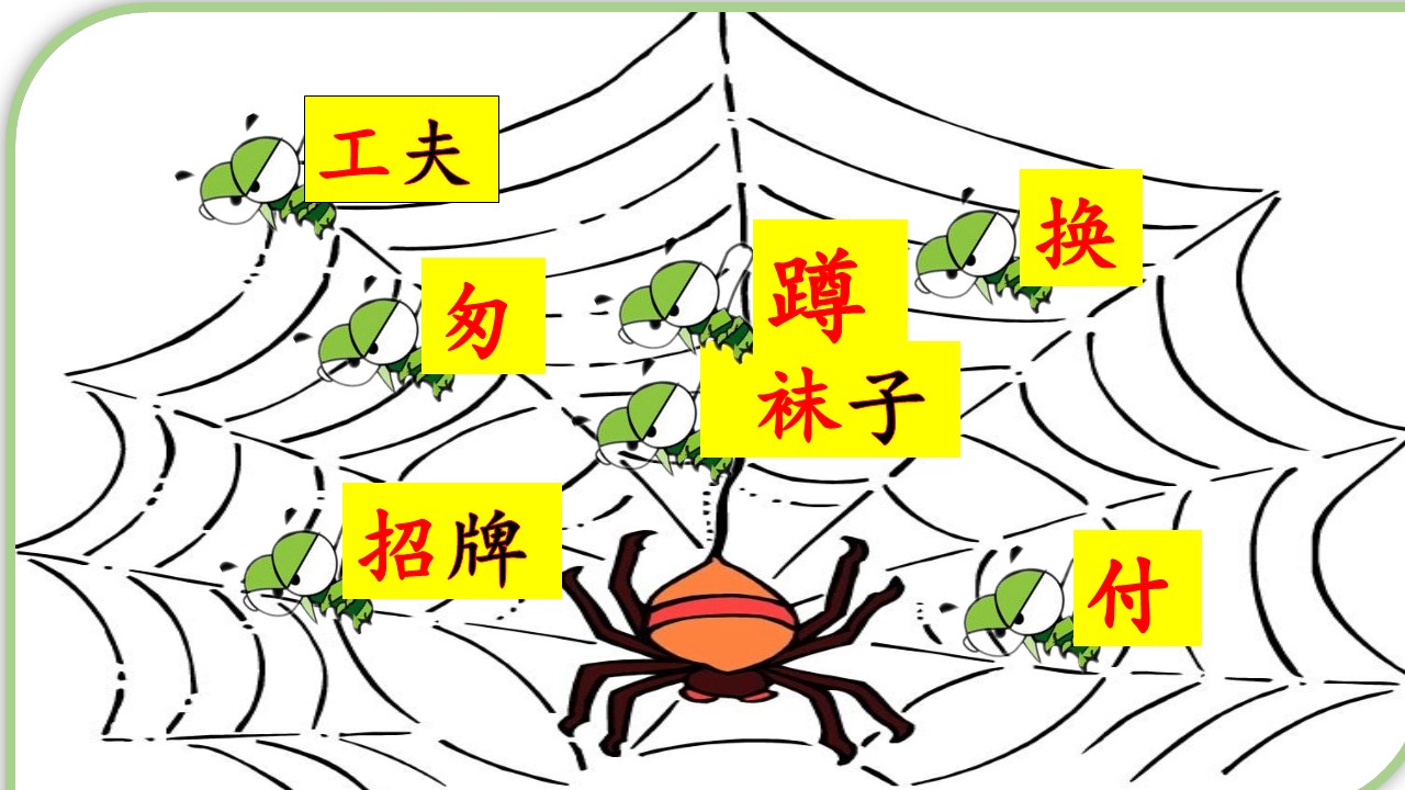 蜘蛛开店ppt模板