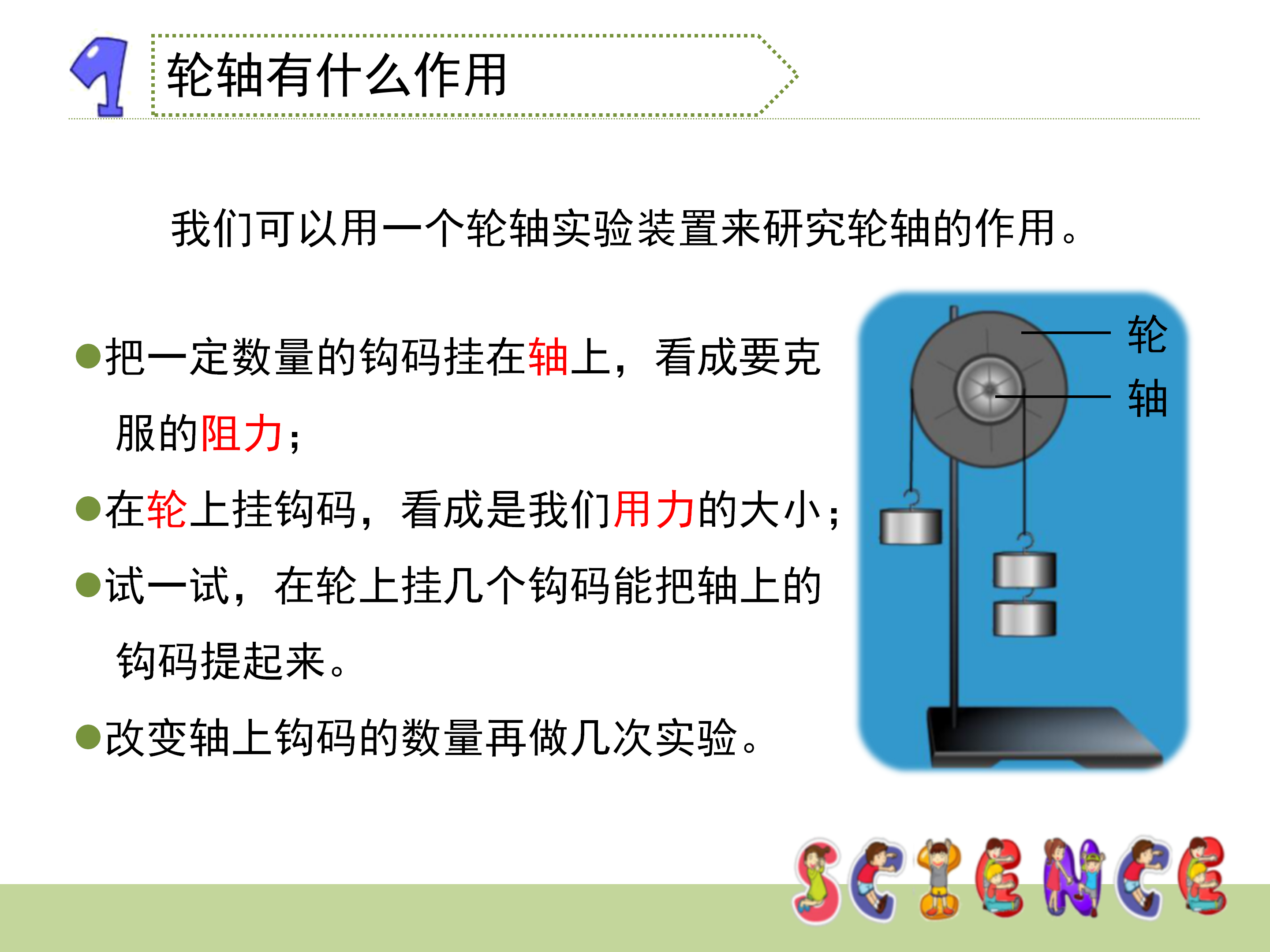 小学课件轮轴的秘密ppt模板