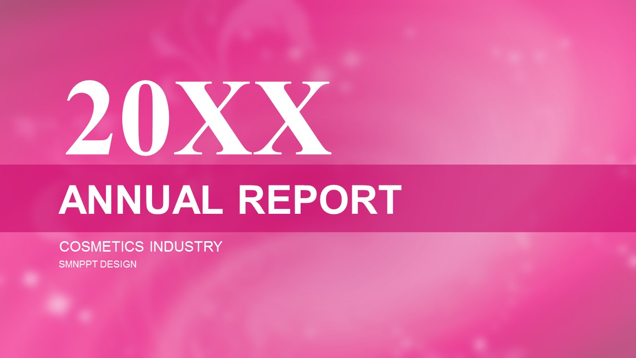 彩妆产品ppt模板