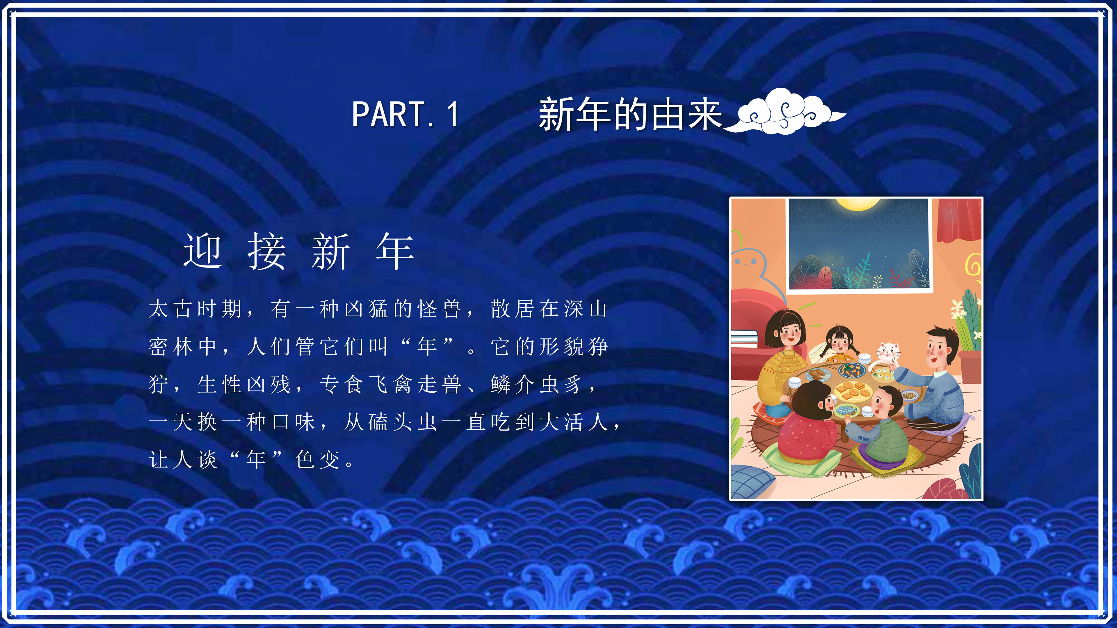 鼠年祝贺春节ppt模板